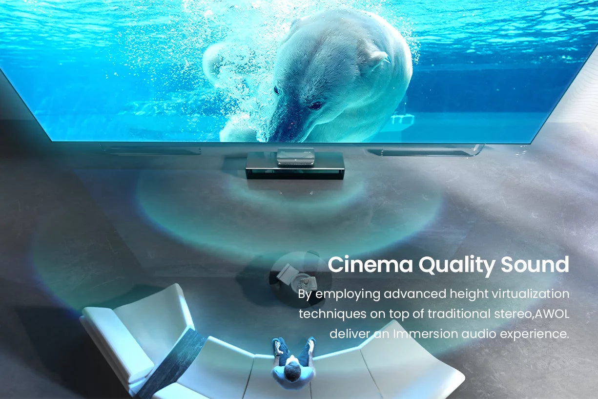 AWOL Vision LTV-2500 4K UHD Triple Laser Projector Q421259