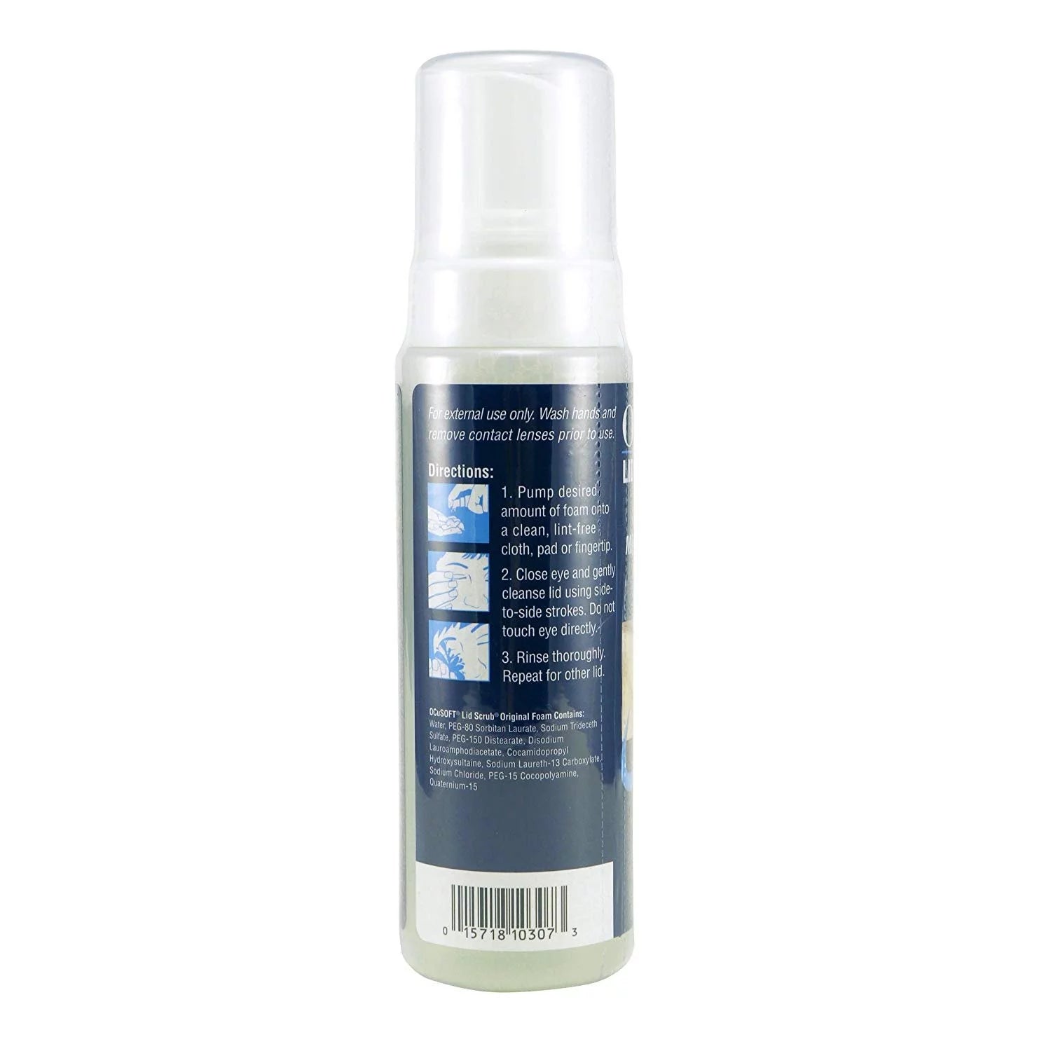 Ocusoft Lid Scrub Foaming Eyelid Cleanser, 7.25 oz N1168