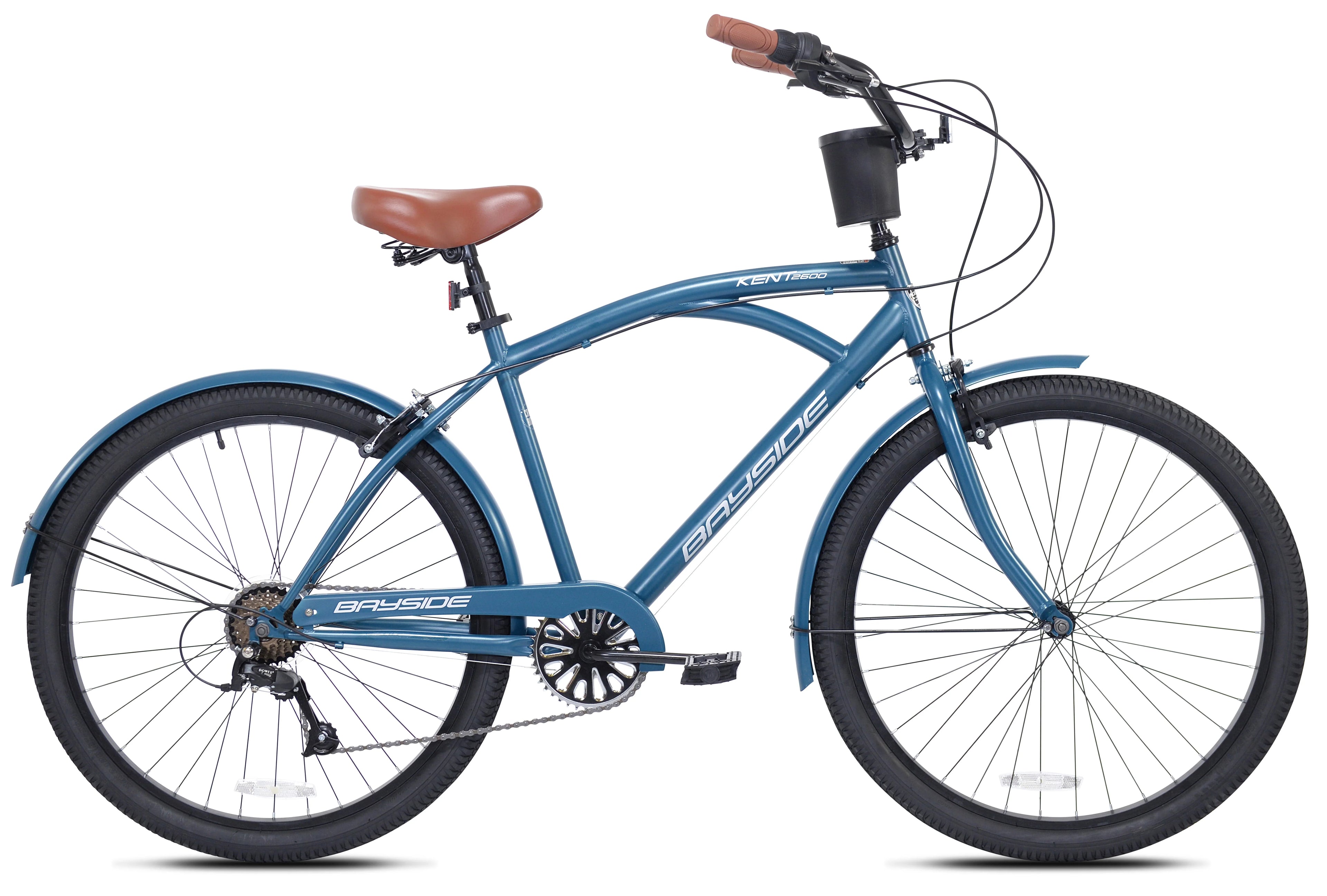 Kent 26 In. Bayside Men's Cruiser Bike, Satin Cocoa