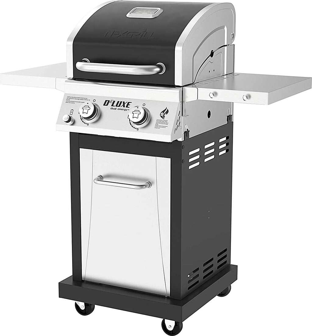Nexgrill Deluxe 2-Burner Propane Gas Grill with Foldable Shelves L452