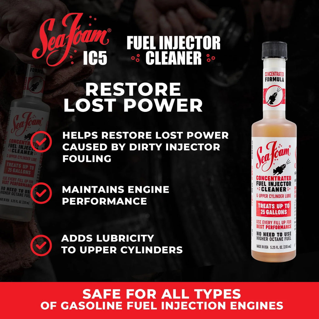 Sea Foam IC5 Concentrated Fuel Injector Cleaner, 5.25 oz C37207