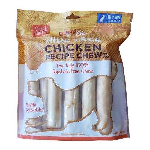 Rewardables Hide Chicken Recipe Chews E44306