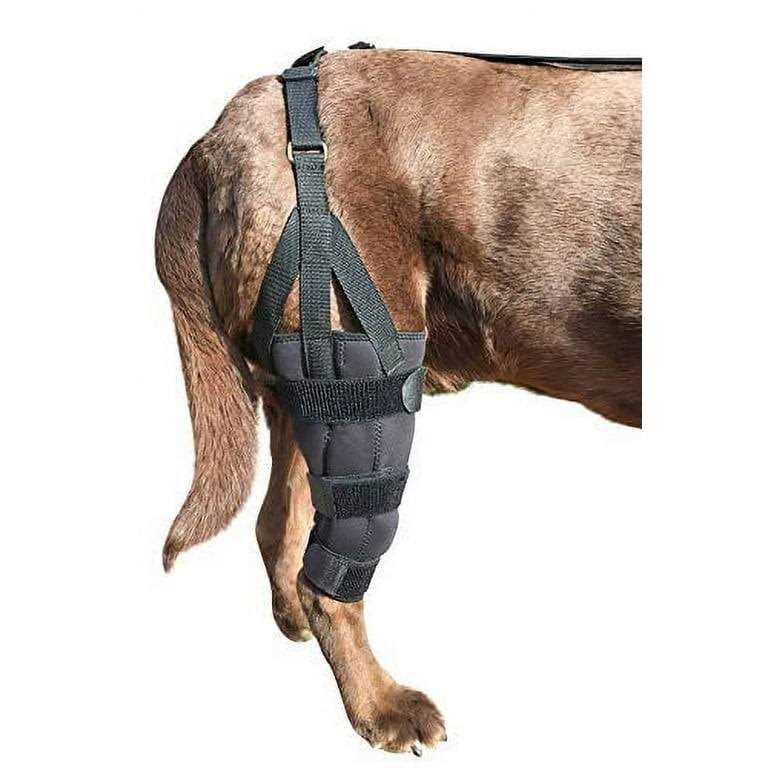 Labra Dog Canine Knee Stifle Brace Wrap Metal Hinged Support Q49063
