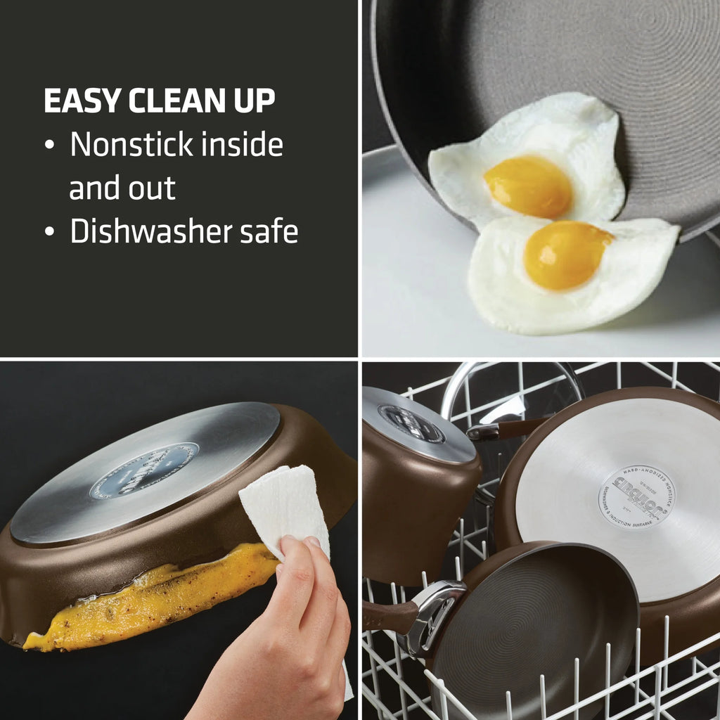 Circulon Symmetry Hard-Anodized Nonstick 4-Piece Cookware Set B995