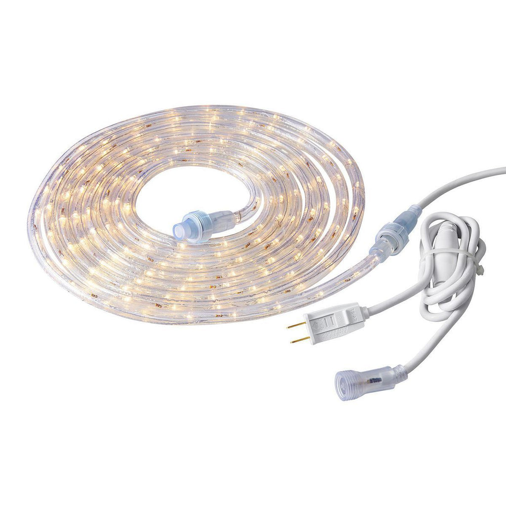 LUMINAR OUTDOOR 18 ft. LED Linkable Rope Light, Warm White Q472907