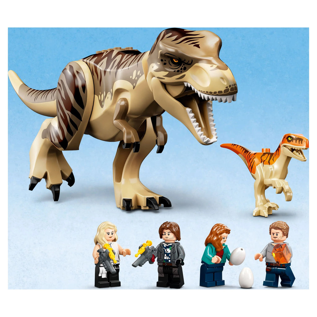 LEGO Jurassic World T. rex & Atrociraptor Dinosaur Breakout 76948 Toy for Kids Ages 8+ H45927