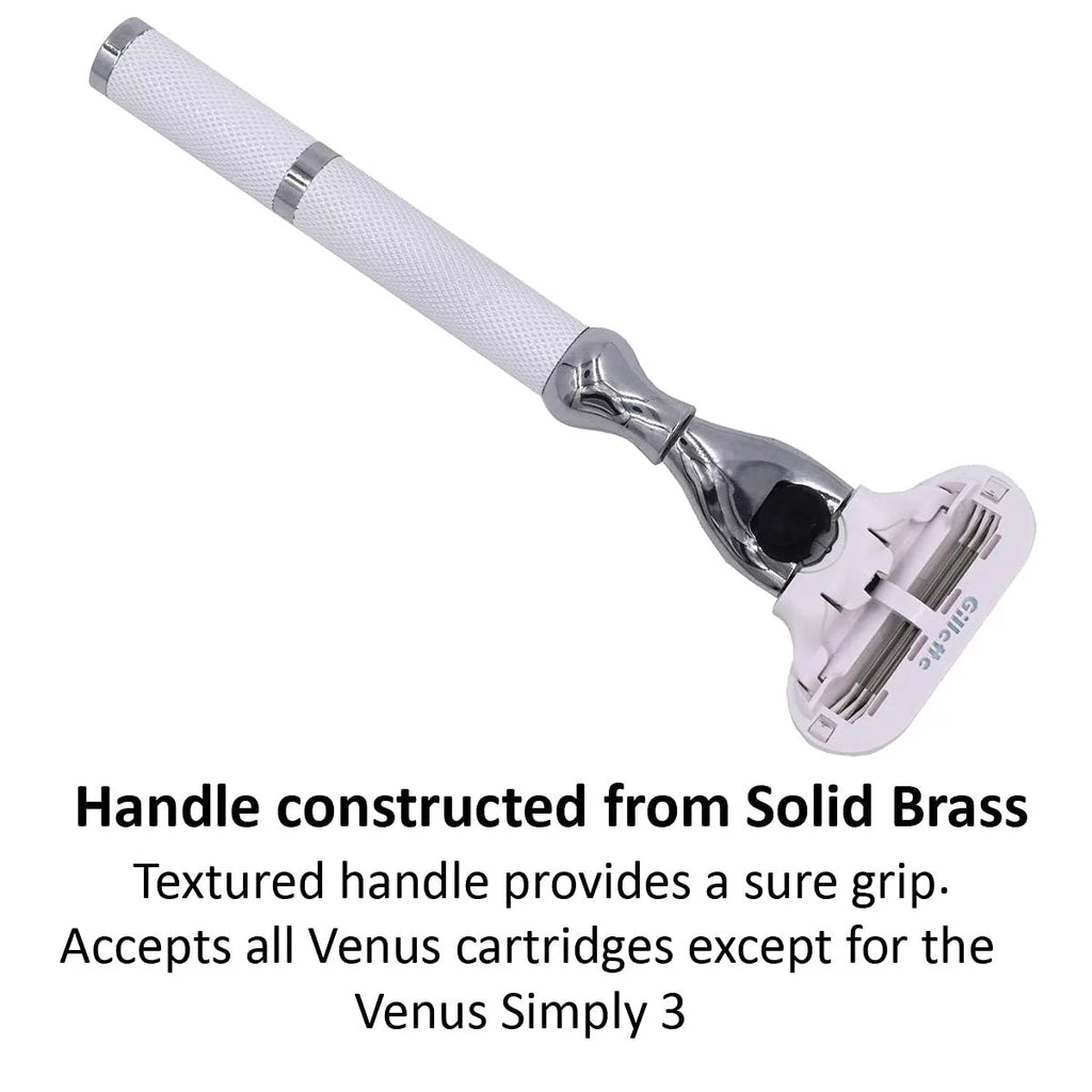 Parker Safety Deluxe Triple Blade Women’s Razor with Gillette Venus Cartridge V4172