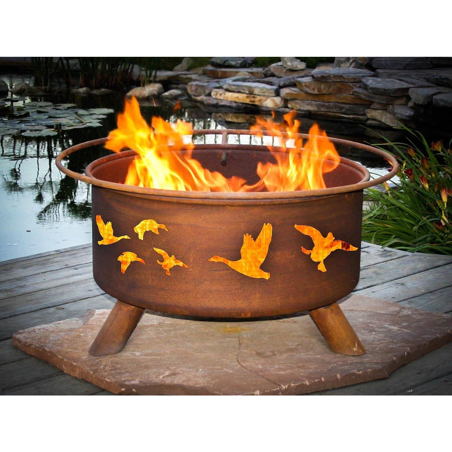 Patina Products Wild Ducks Fire Pit M931