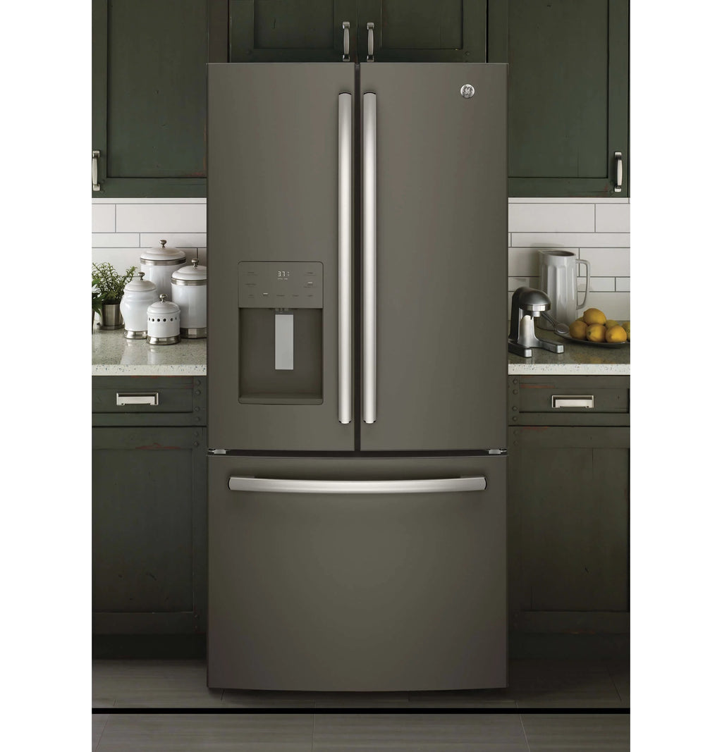 GE Slate GYE18JMLES 33" Counter Depth French Door Refrigerator R5665