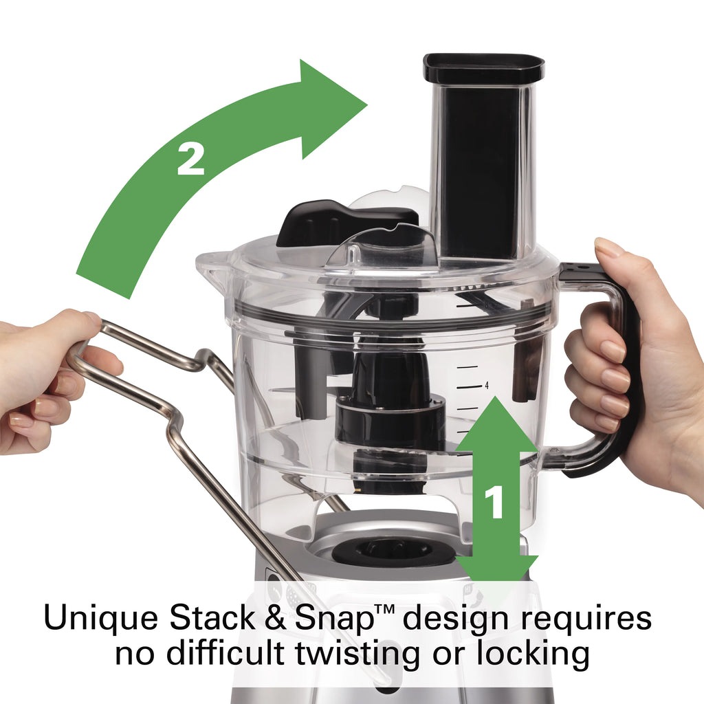 Hamilton Beach Stack & Snap 8 Cup Food Processor F60440