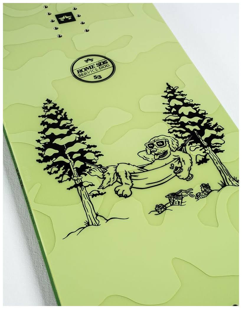 Rome Service Dog Snowboard H328