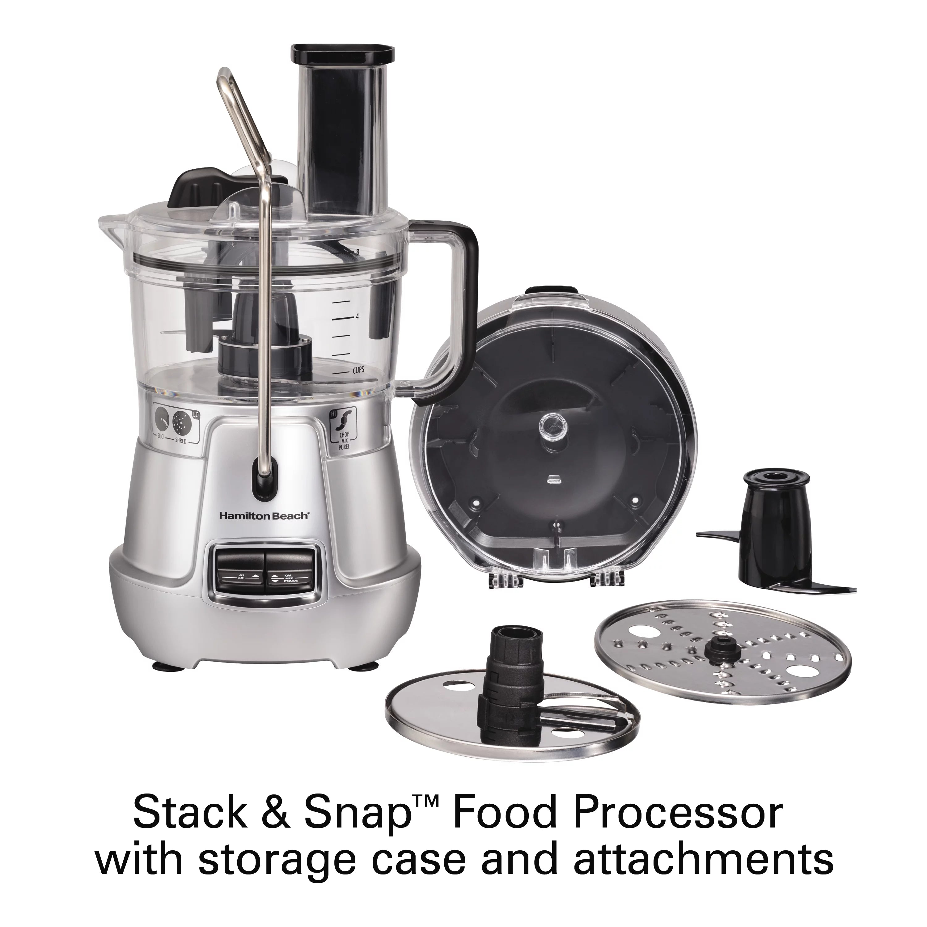 Hamilton Beach Stack & Snap 8 Cup Food Processor F60440
