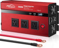Maxpart 2000W Power Inverter 12v DC to 110v AC Converter with 3 AC Outlets, 2000 Watts Car Power Inverters for Vehicles with USB Charging Port (0-2.4A), Inverter for Car Cigarette Lighter,2022 New