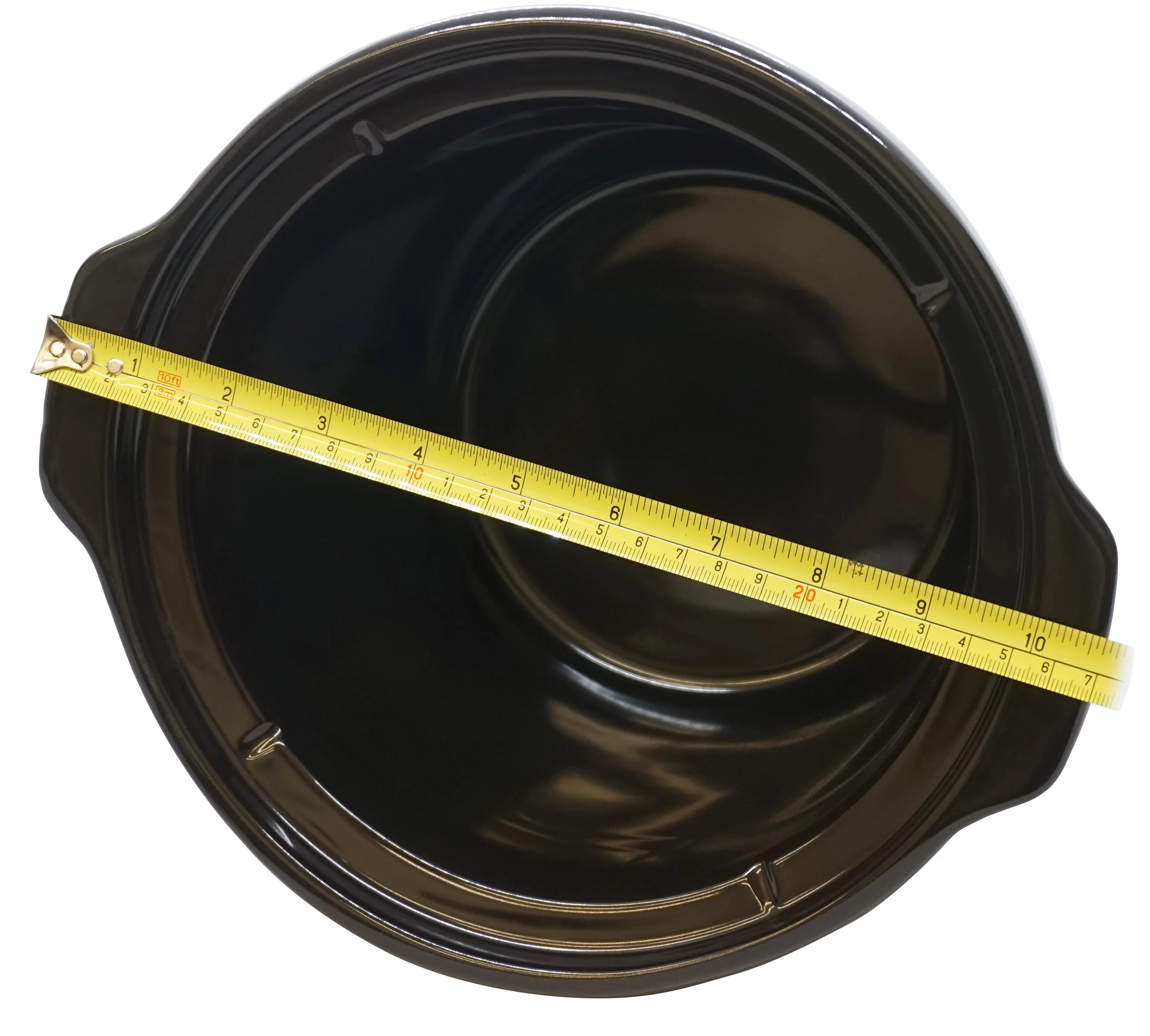 4 Qt Black Round Stoneware for Crock-Pot Slow Cooker J783610