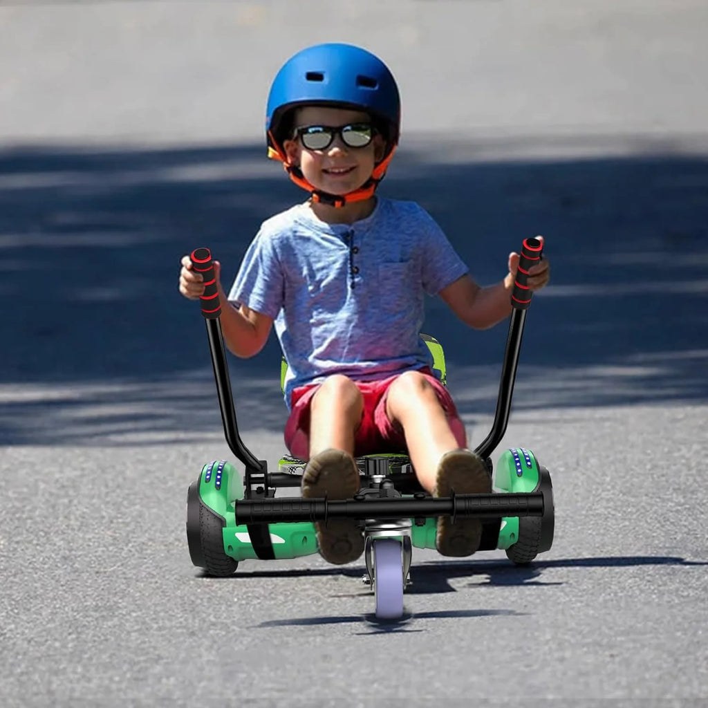 LIEAGLE Hoverboard with Seat Attachment, 6.5 inch Self Balancing Scooter S62540