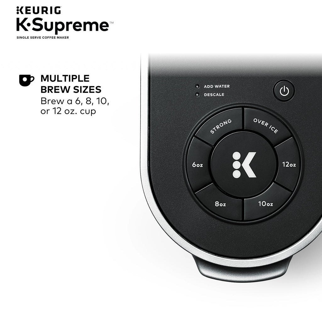 Keurig K-Supreme Single-Serve K-Cup Pod Coffee Maker, Black M388