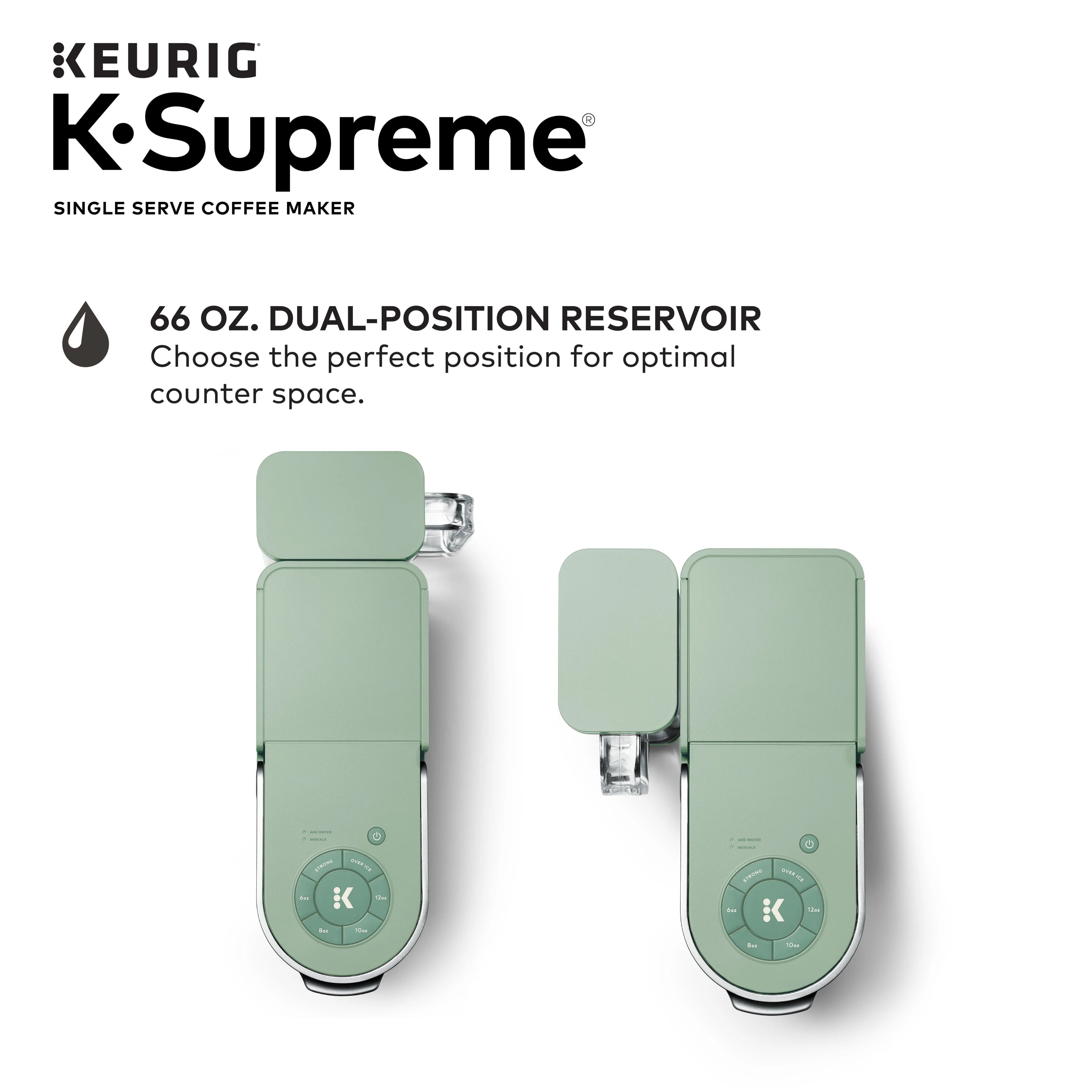 Keurig K-Supreme Single-Serve K-Cup Pod Coffee Maker, Black M388