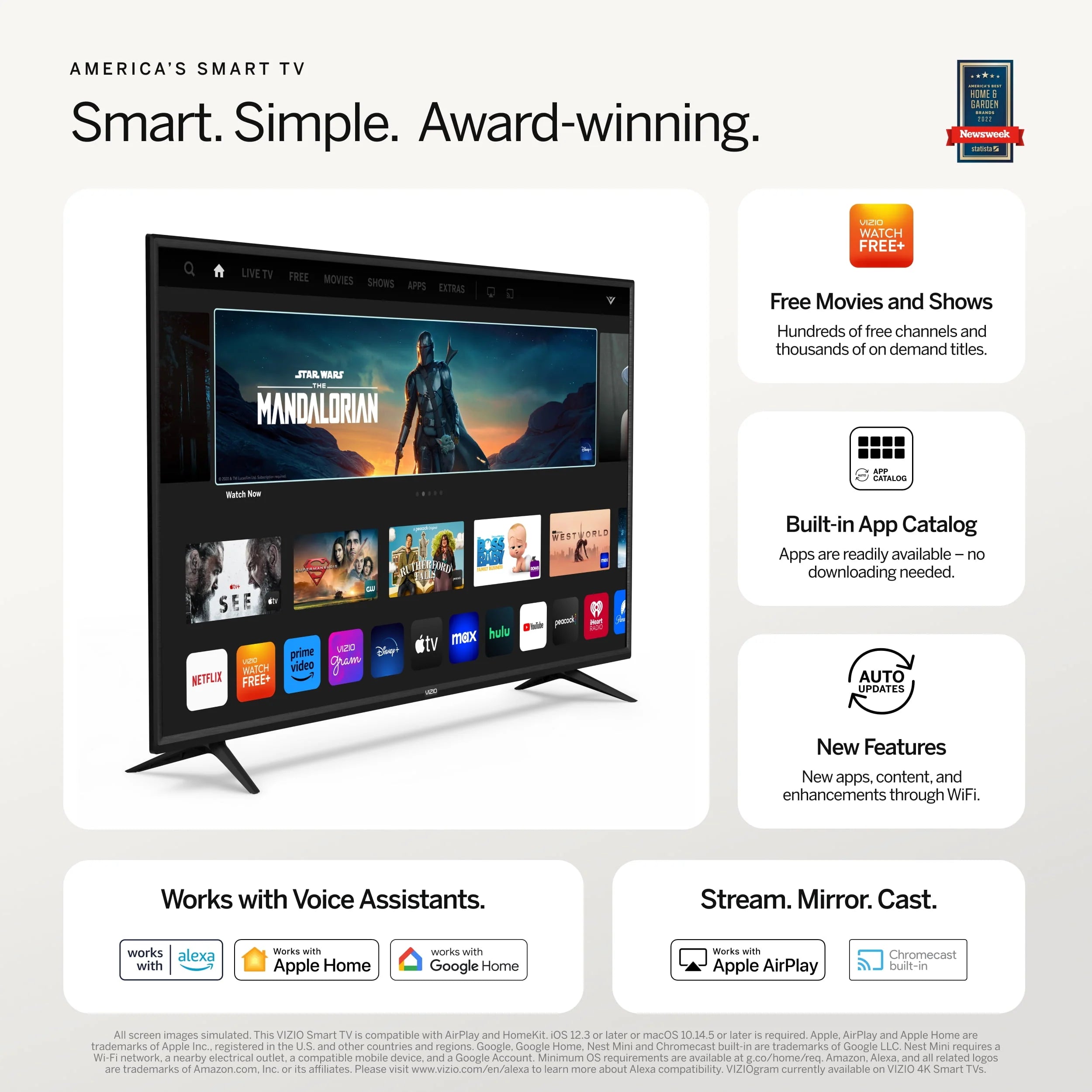 VIZIO 50 Class V-Series 4K UHD LED Smart TV V505-J09 W783