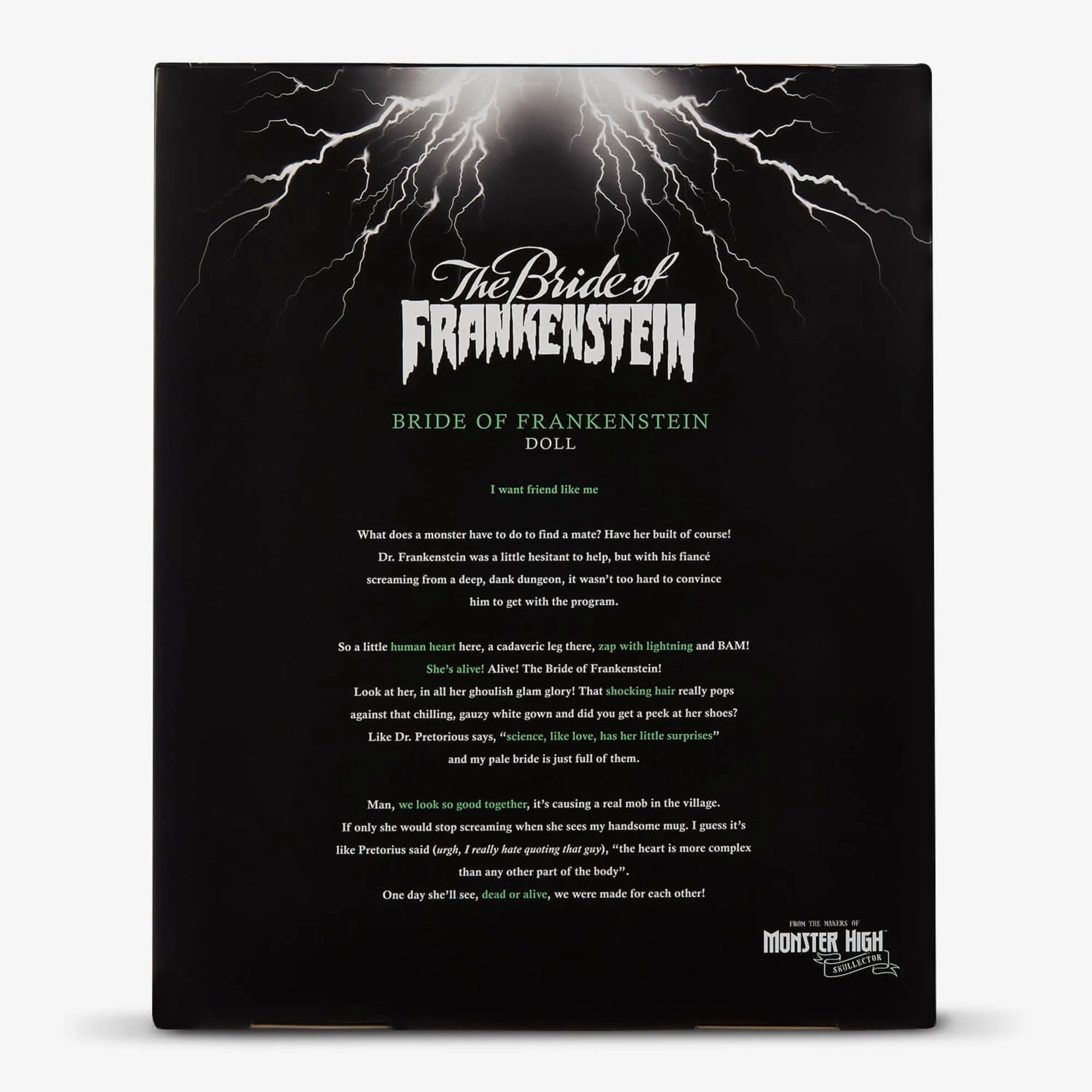 Frankenstein & Bride of Frankenstein Monster High Skullector Doll Set F803208