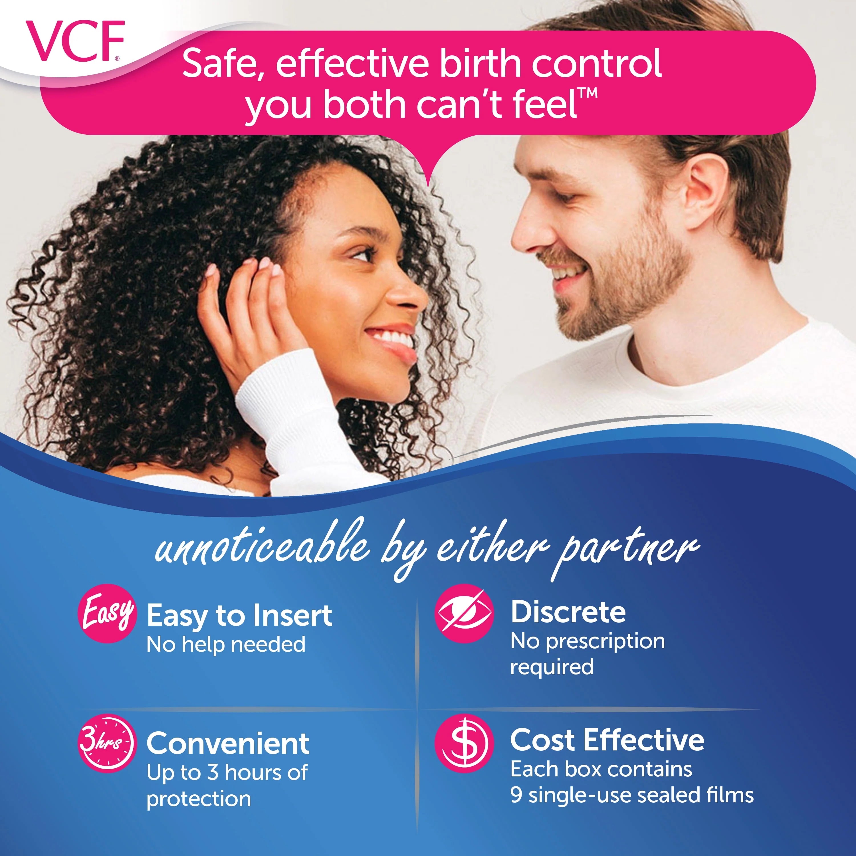 VCF Vaginal Contraceptive Film, 9 Ct A9428
