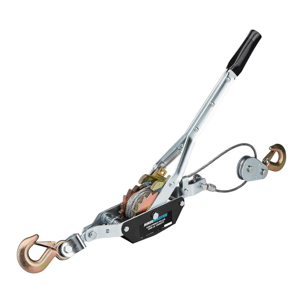 HAUL-MASTER 2000 lb. 10 ft. Cable Winch Puller J47230