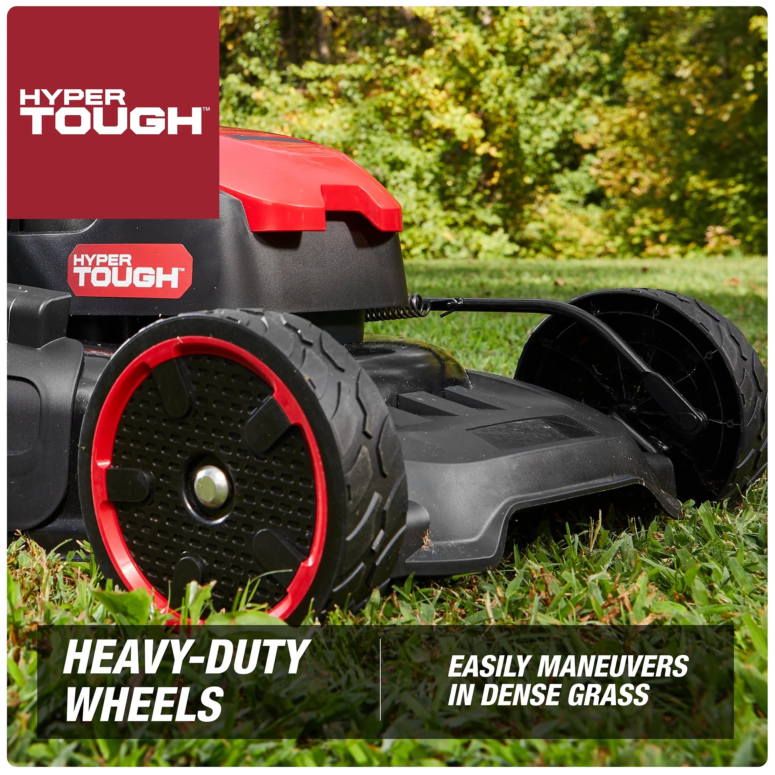 Hyper Tough 13A Corded Push Lawn Mower, 3-in-1 Bag/Mulch/Side Discharge M969