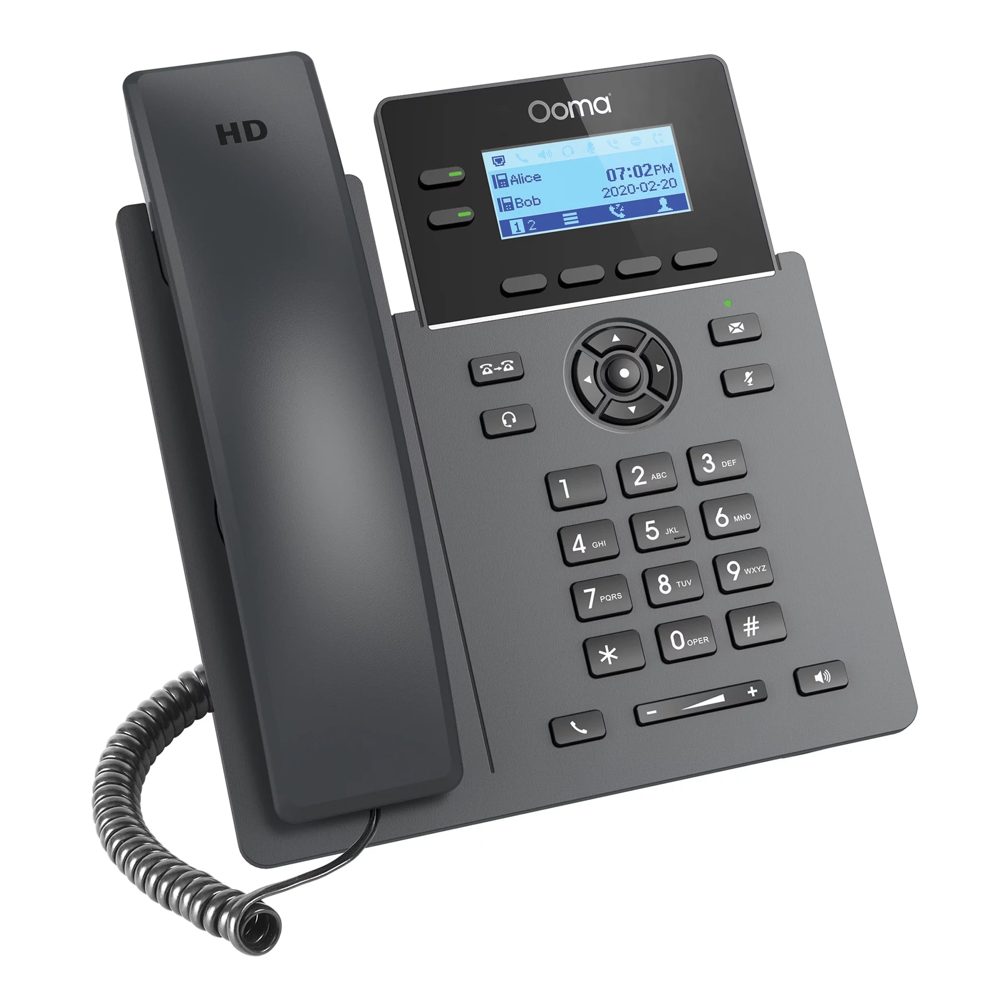 Ooma 2602 Entry-Level 2-Line IP Desk Phone S206792