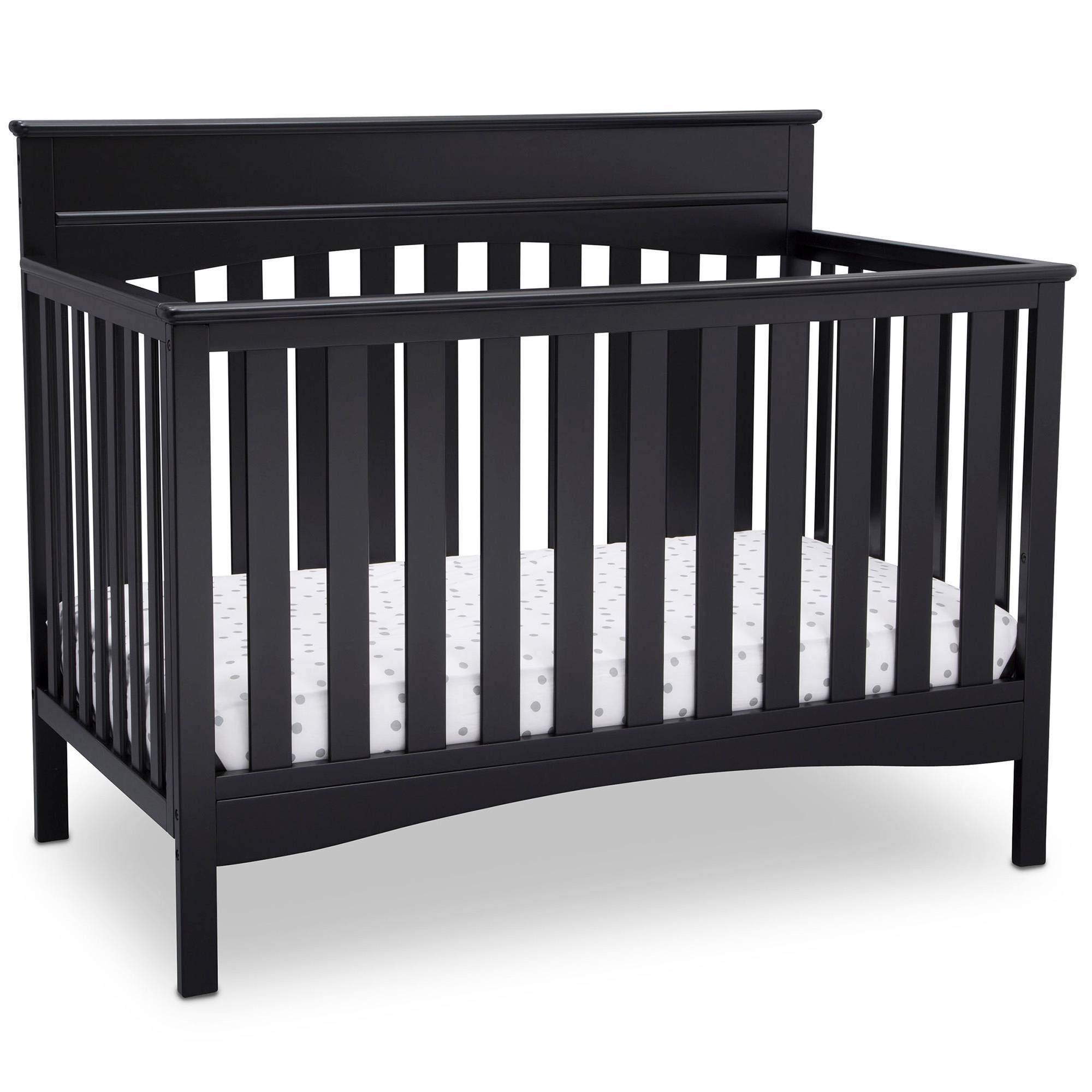 Delta Children Skylar 4-in-1 Convertible Crib Black I97902