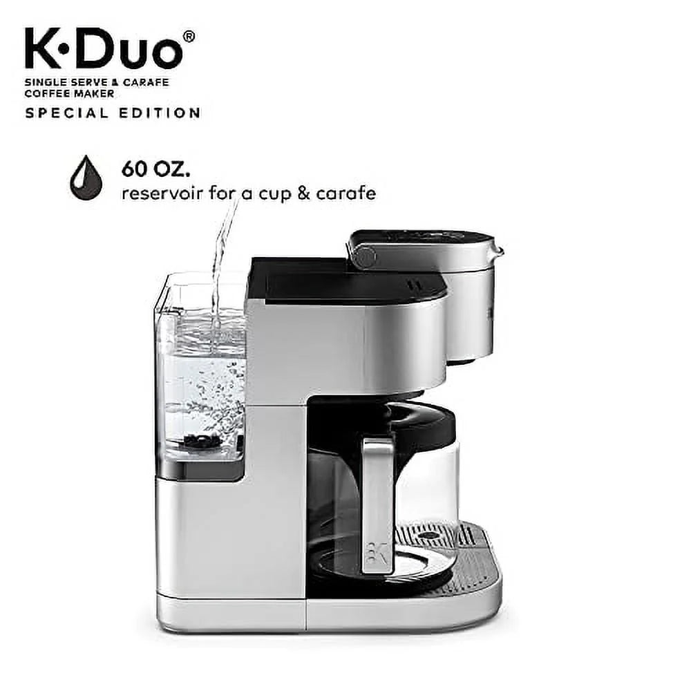 Keurig K-Duo Special Edition Single Serve & Carafe Coffee Maker, Silver T27571