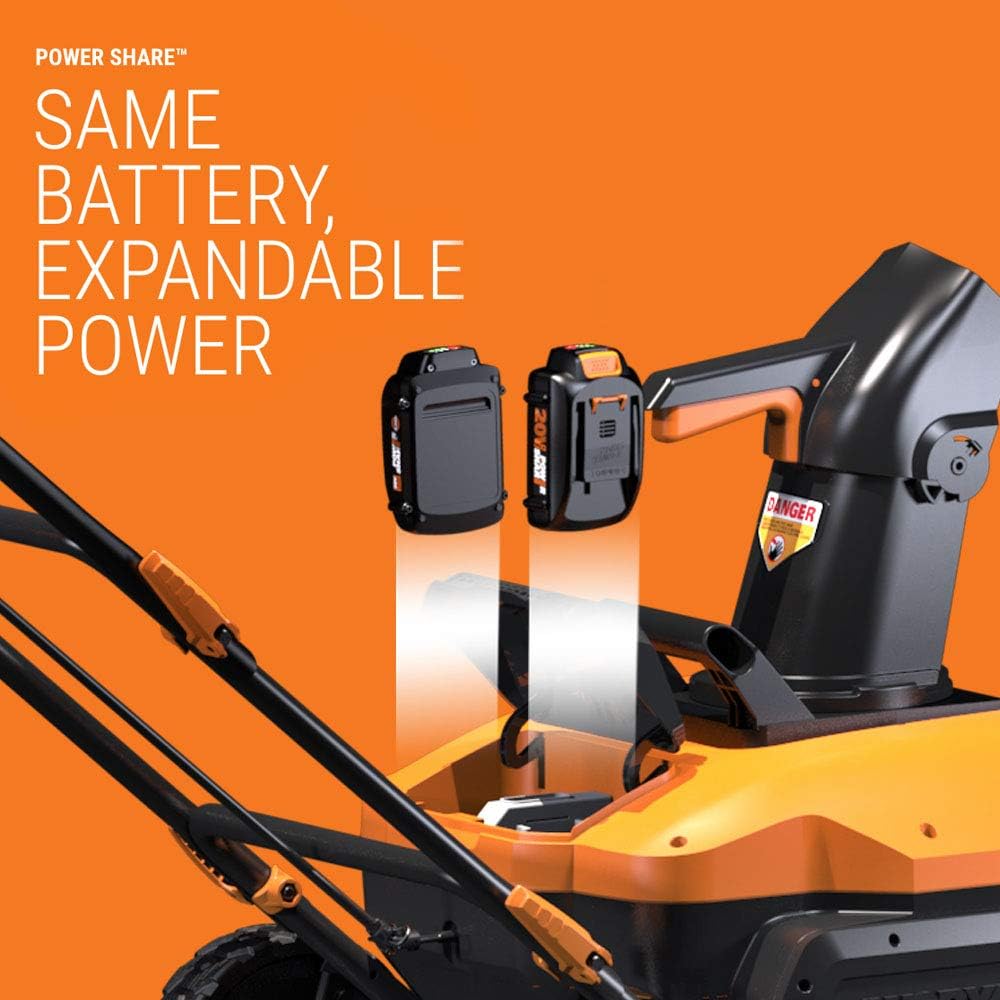 Worx 40V 20" Cordless Snow Blower with Brushless Motor - WG471 Q613
