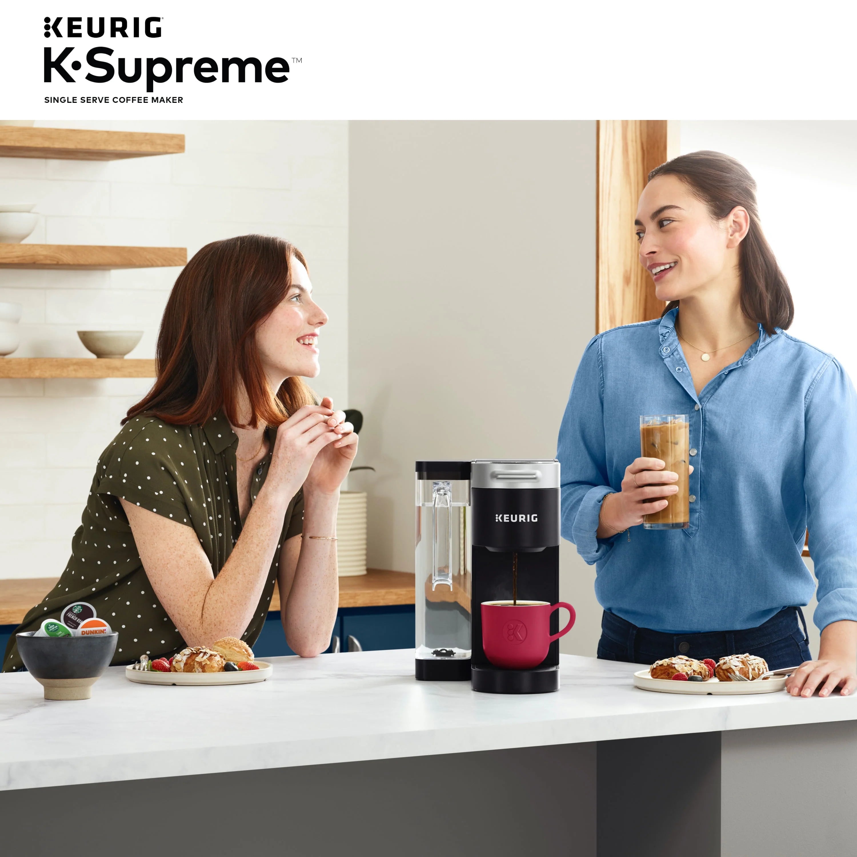 Keurig K-Supreme Single-Serve K-Cup Pod Coffee Maker, Black M388