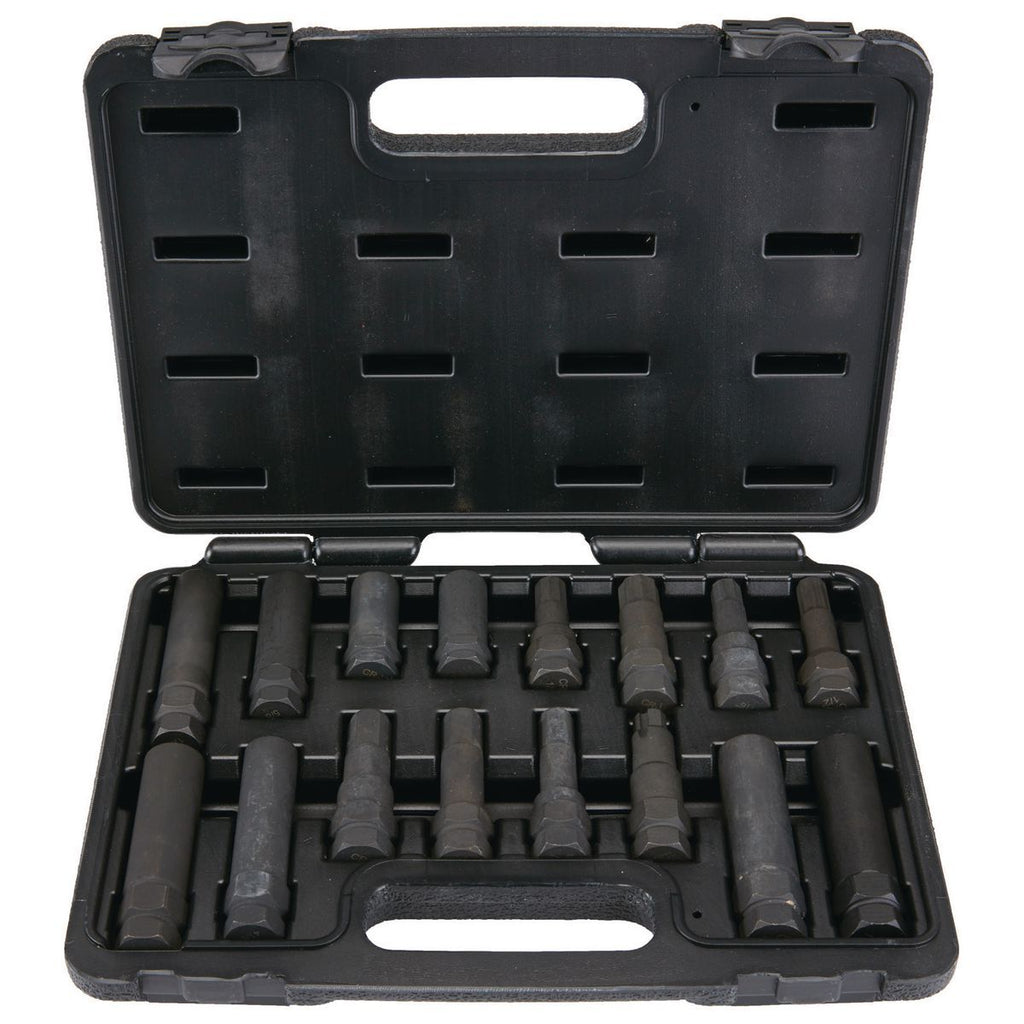 MADDOX Locking Lug Nut Master Key Set, 16-Piece