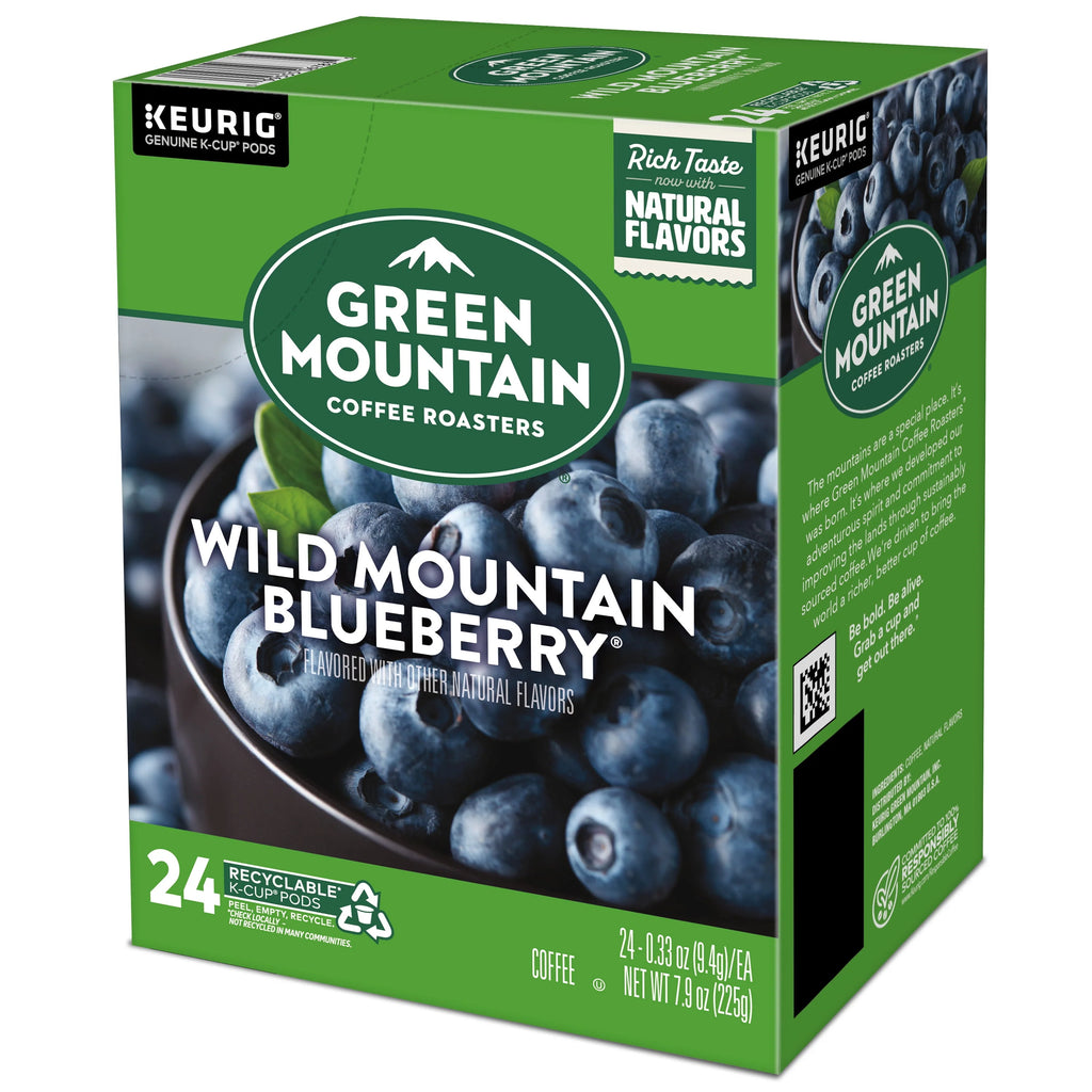 Green Mountain Coffee Roasters Wild Mountain Blueberry Light Roast K-Cup Pods, 24 Count N809599
