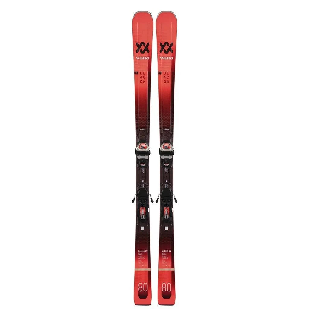 Volkl Deacon 80 Skis with Lowride XL 13 FR Bindings 182 R6374