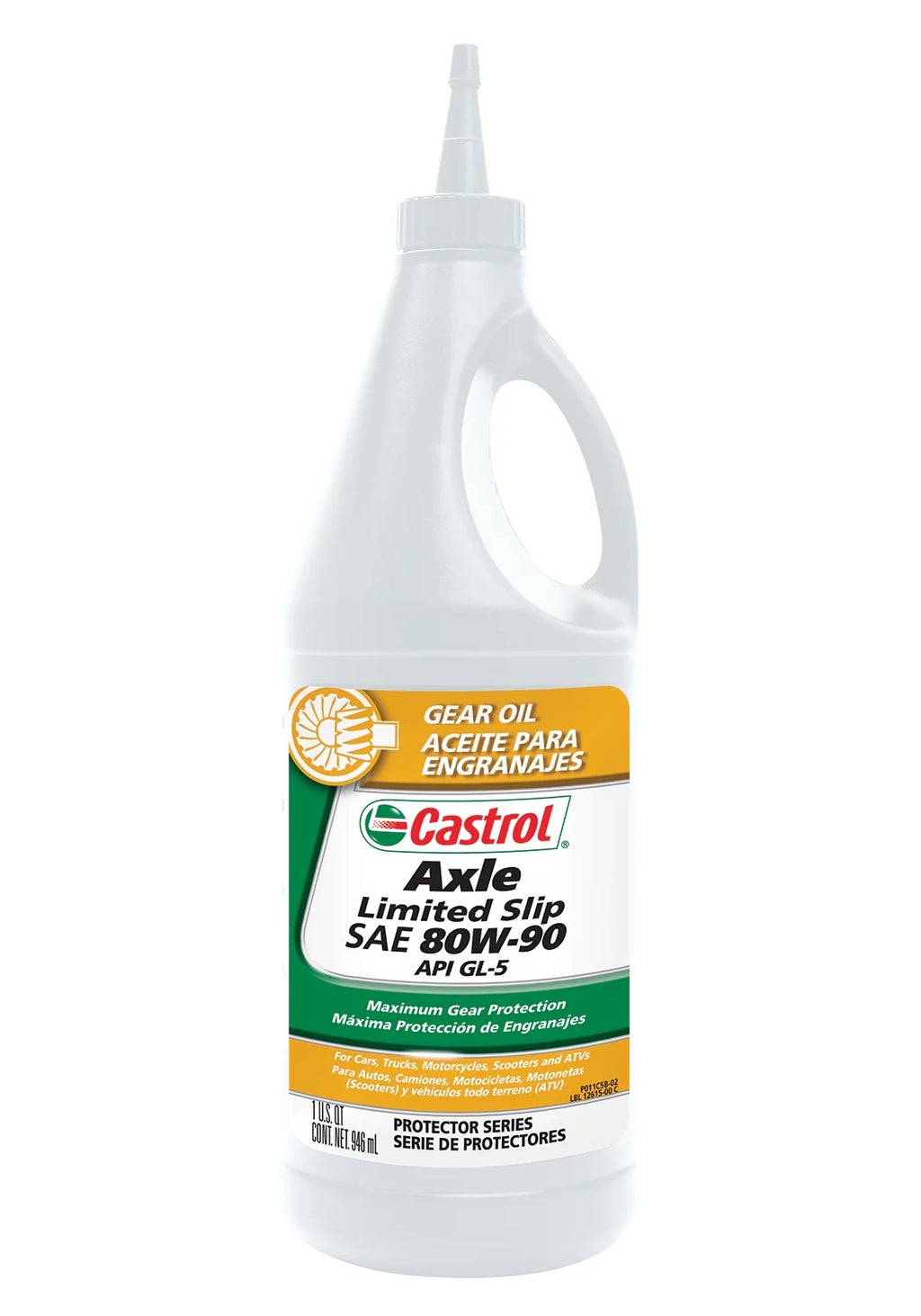 Castrol Axle Limited Slip 80W-90 Gear Oil, 1 Quart