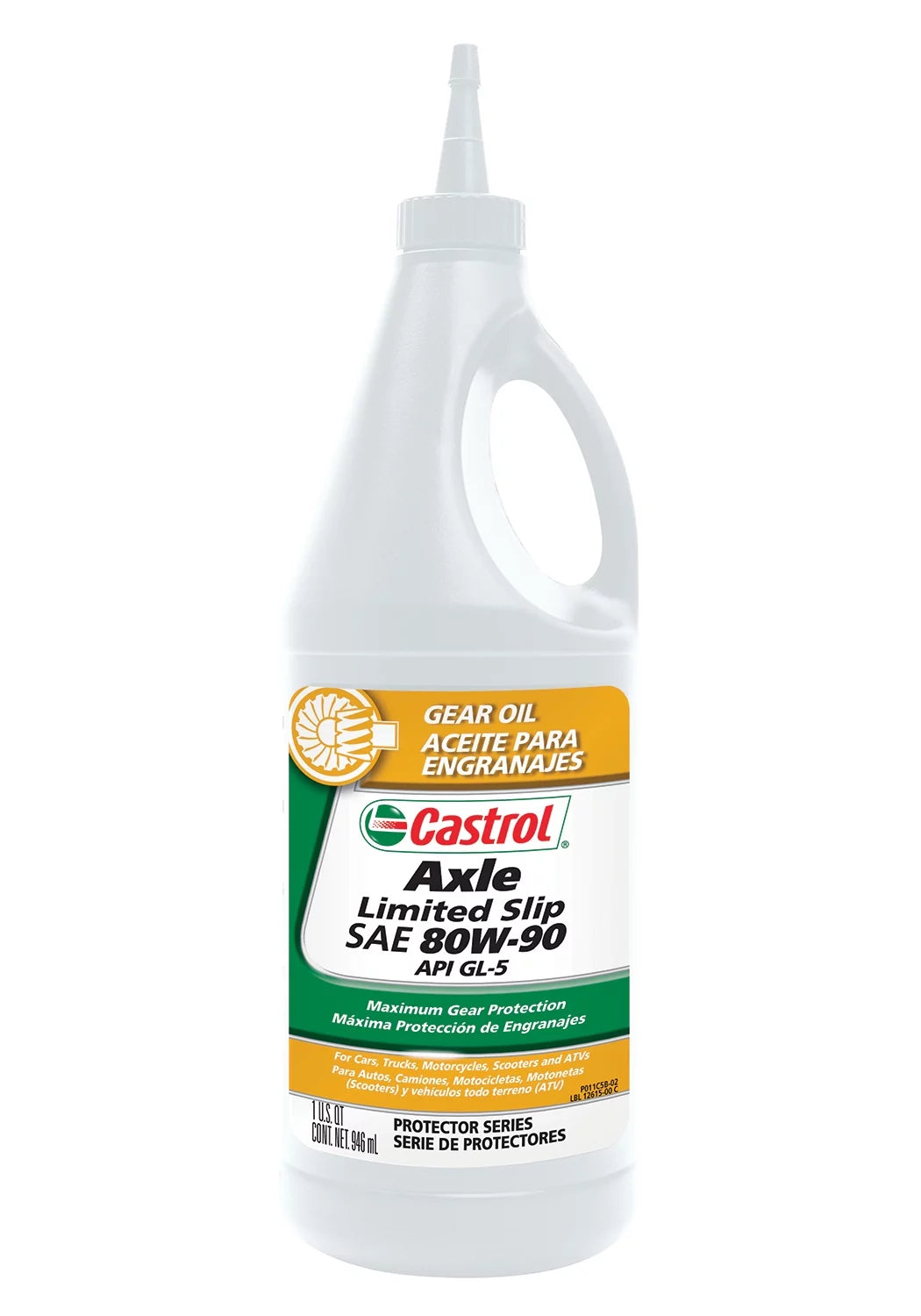 Castrol Axle Limited Slip 80W-90 Gear Oil, 1 Quart