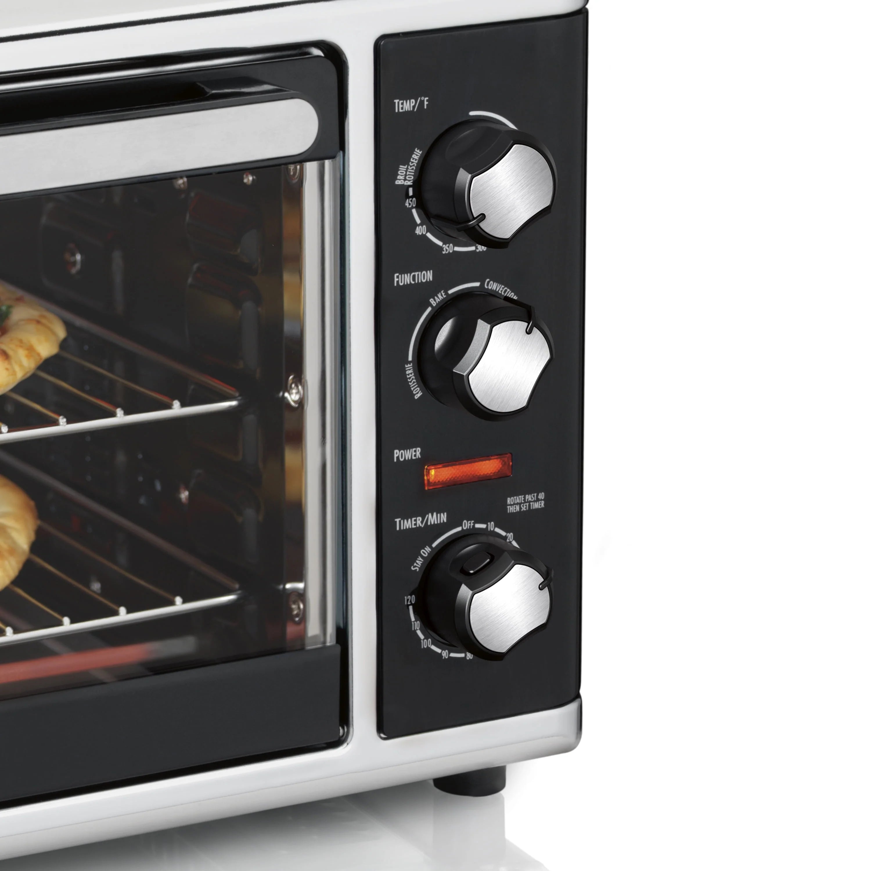 Hamilton Beach Countertop Oven with Convection and Rotisserie, Silver R448302