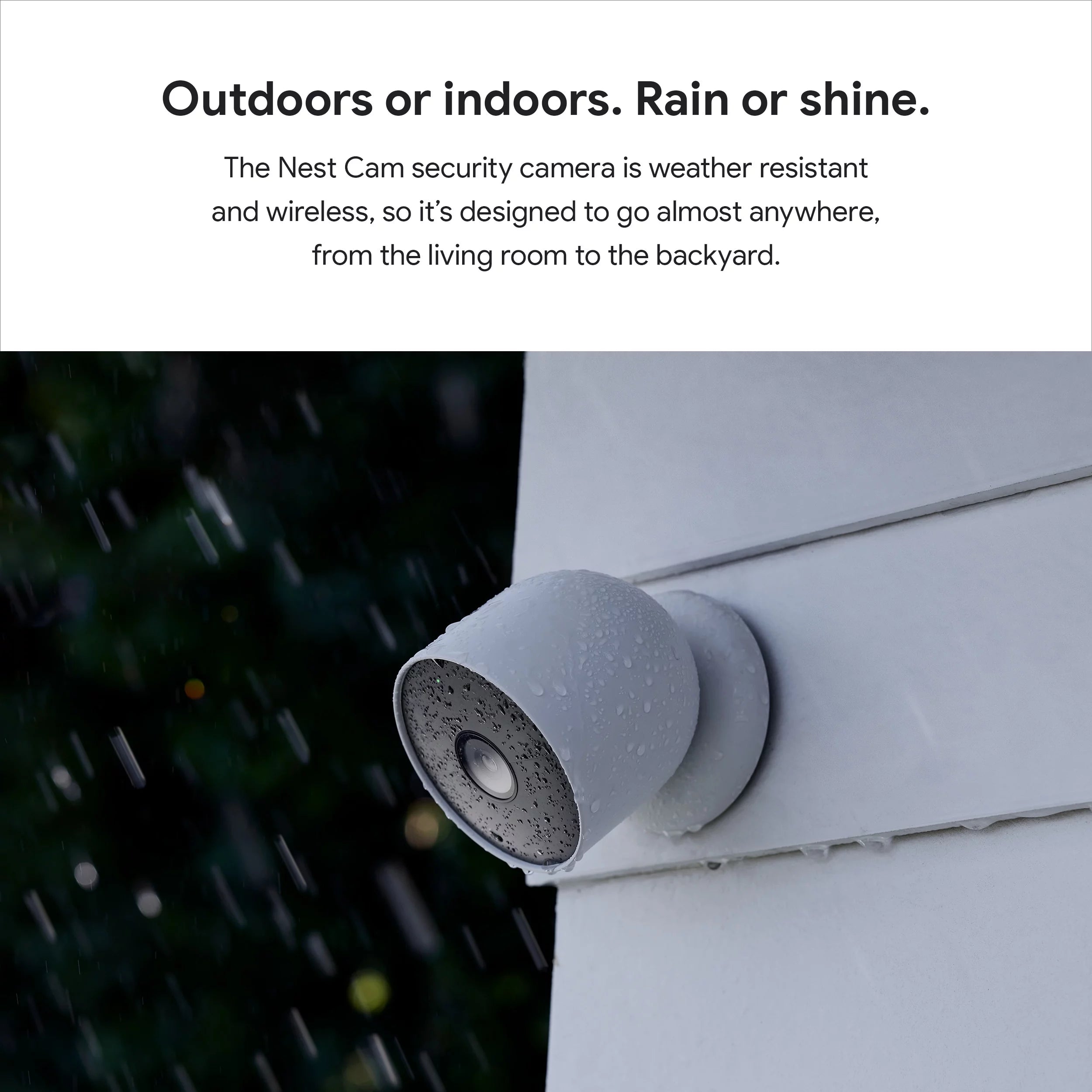 Nest Camera (outdoor or indoor, battery) 1pk White W309591