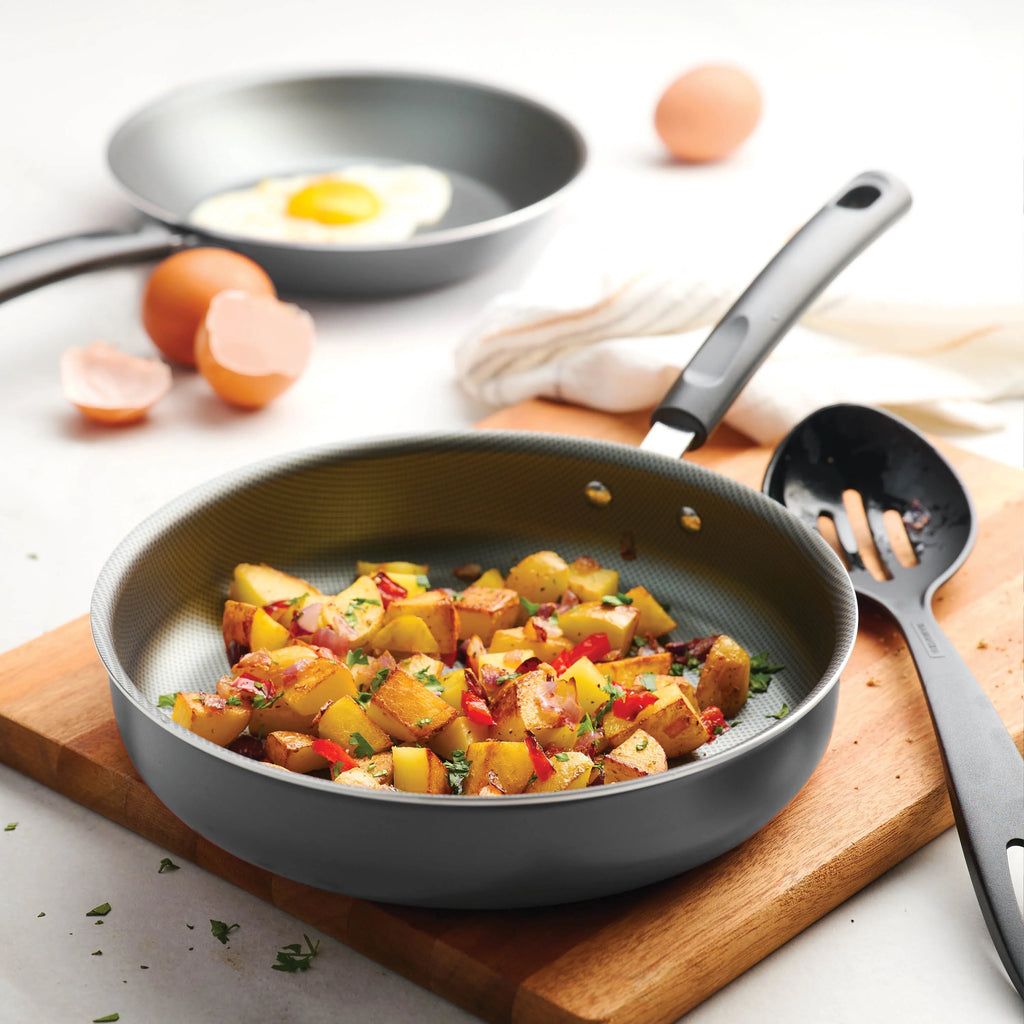 Tramontina Primaware 18 Piece Non-stick Cookware Set, Steel Gray X6646