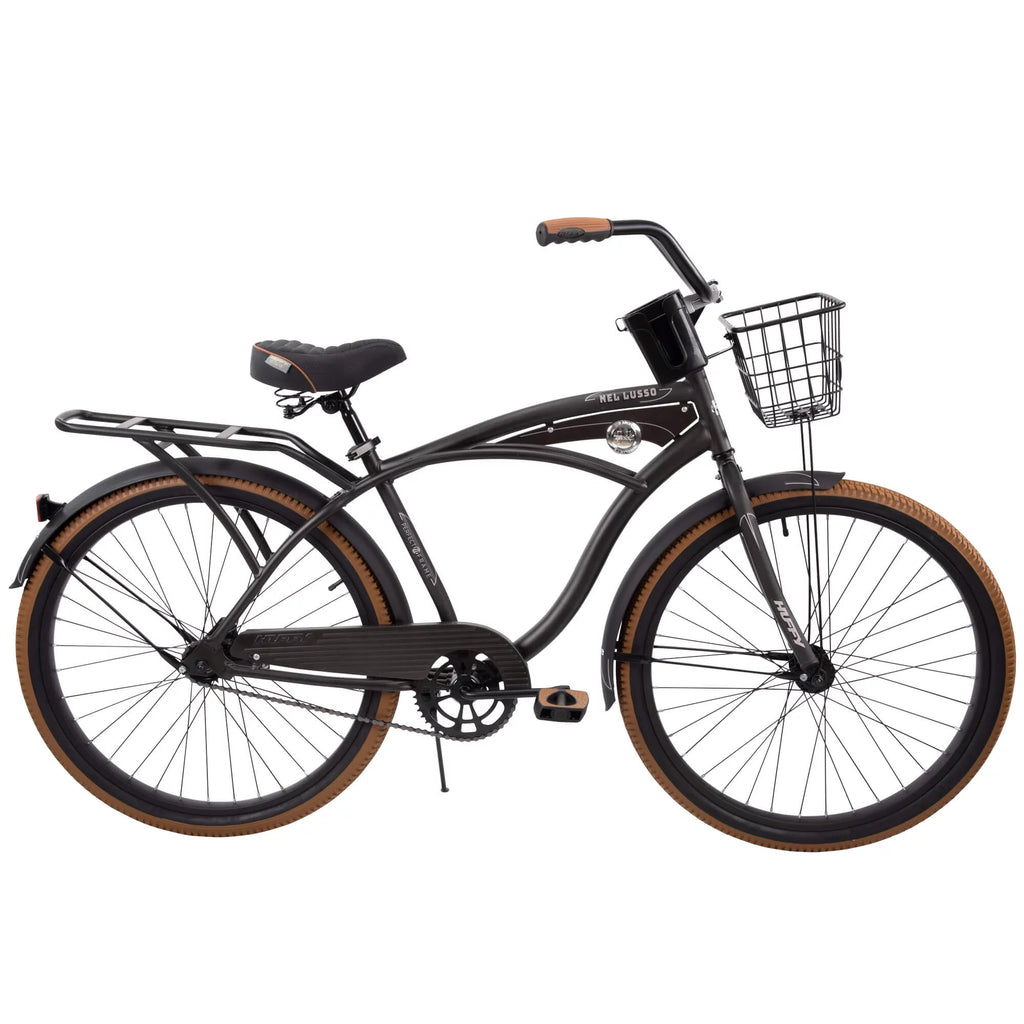 Huffy 26" Nel Lusso Men's Single-Speed Cruiser Bike, Charcoal H115248