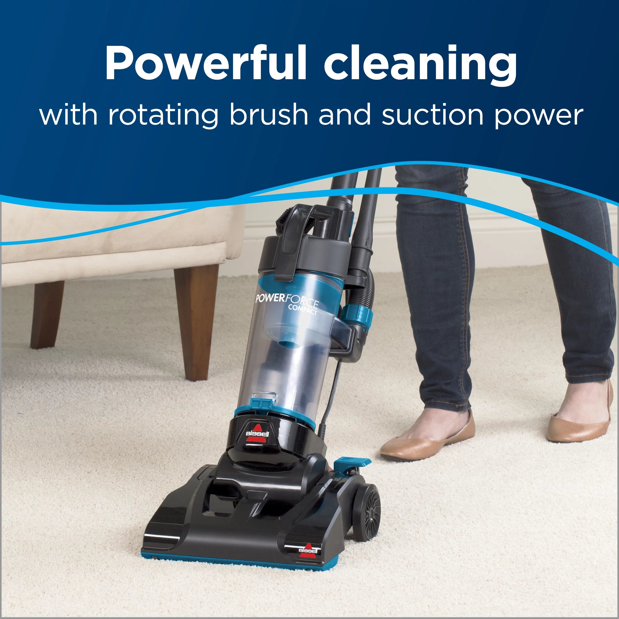 BISSELL Power Force Compact Bagless Vacuum 2112 Y4095