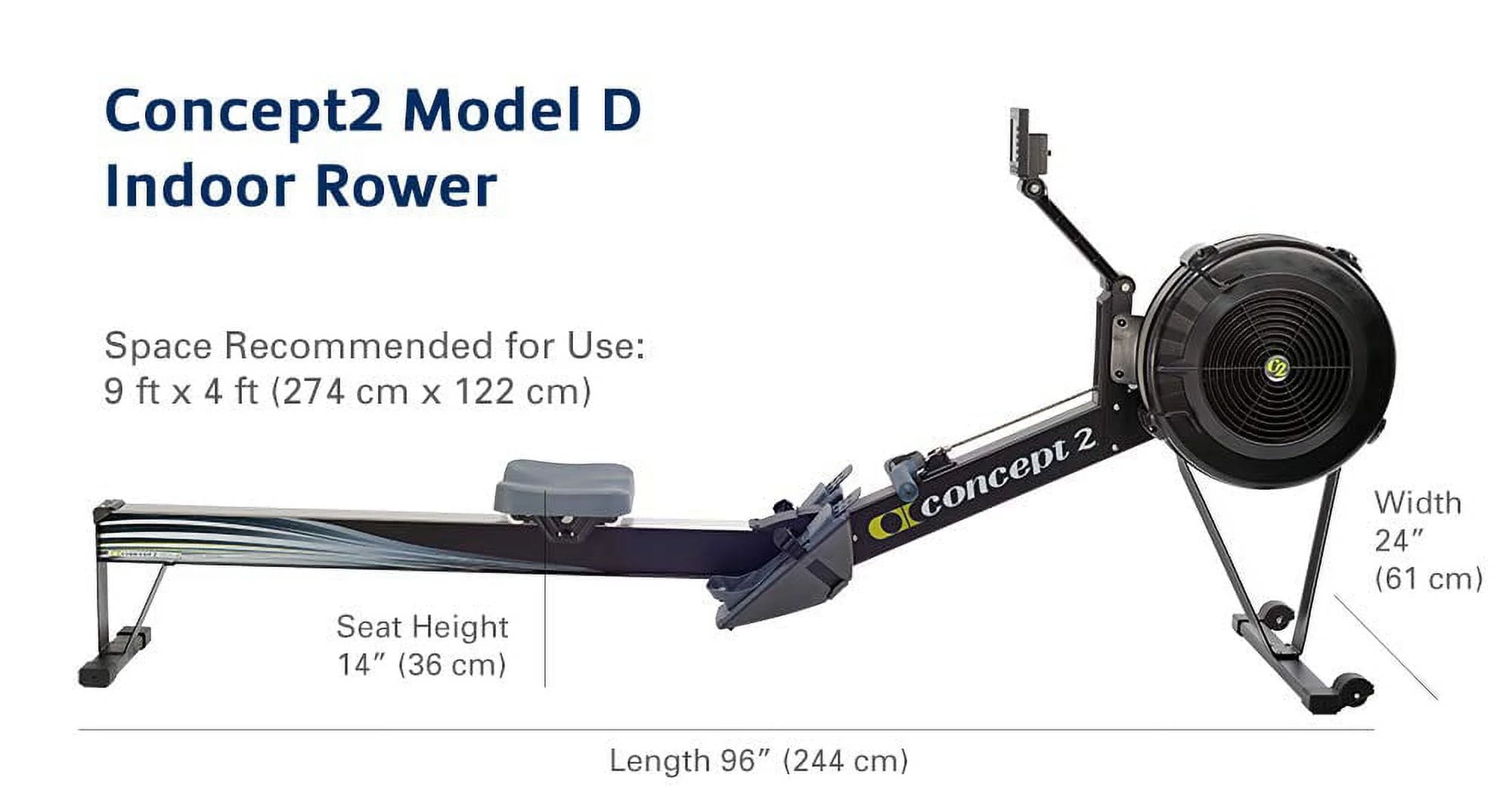 Concept2 Model D Indoor Rower with PM5 B991