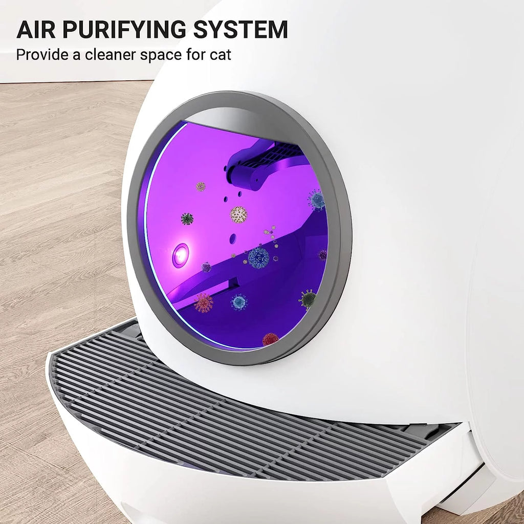 ELS PET WiFi Smart Cat Litter Box Automatic Self-Cleaning F75772