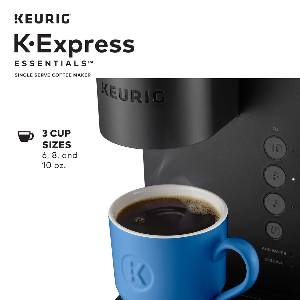 Keurig K-Express Essentials Single Serve K-Cup Pod Coffee Maker, Black L838940