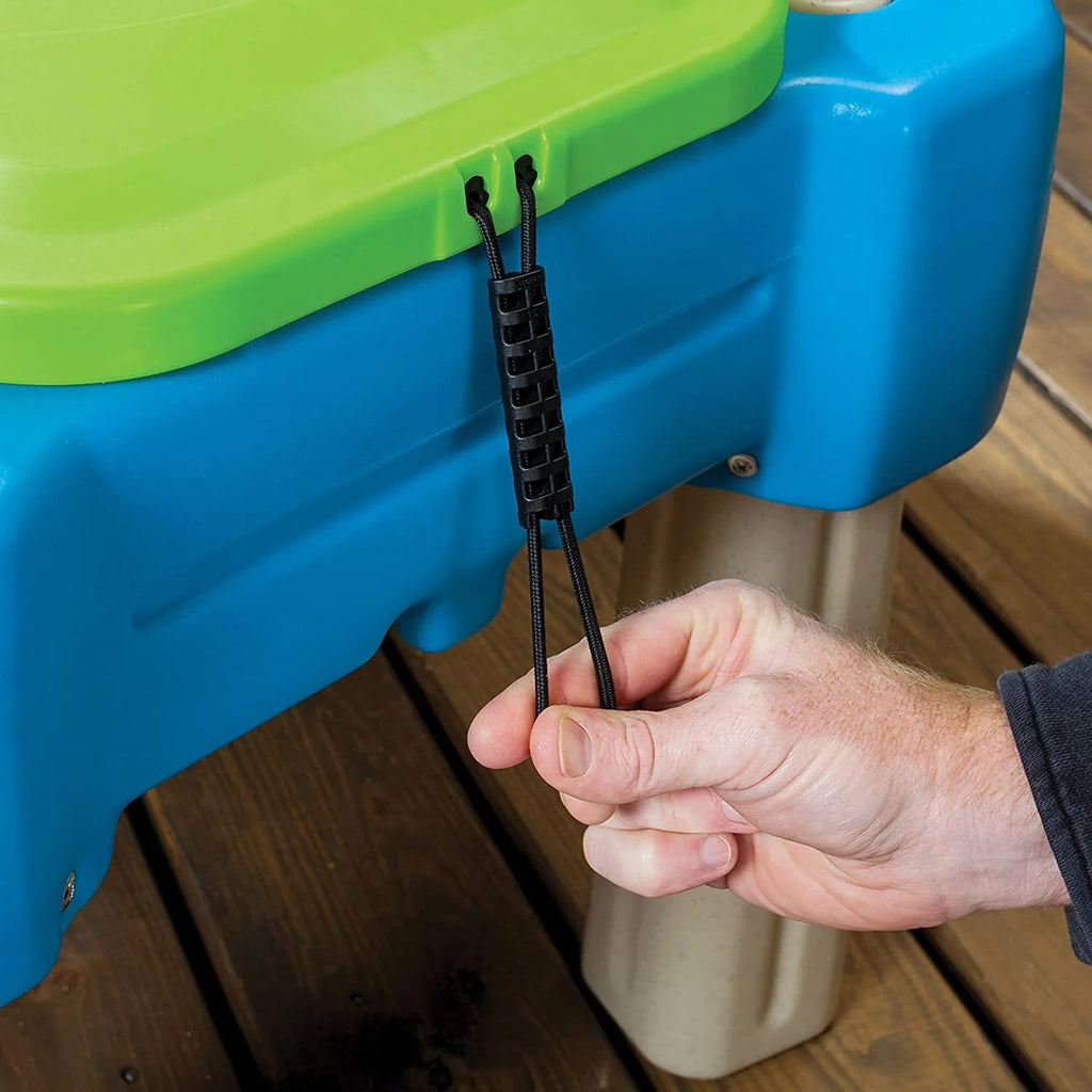 Step2 Cascading Cove Sandbox and Water Table with Cover and Umbrella I385