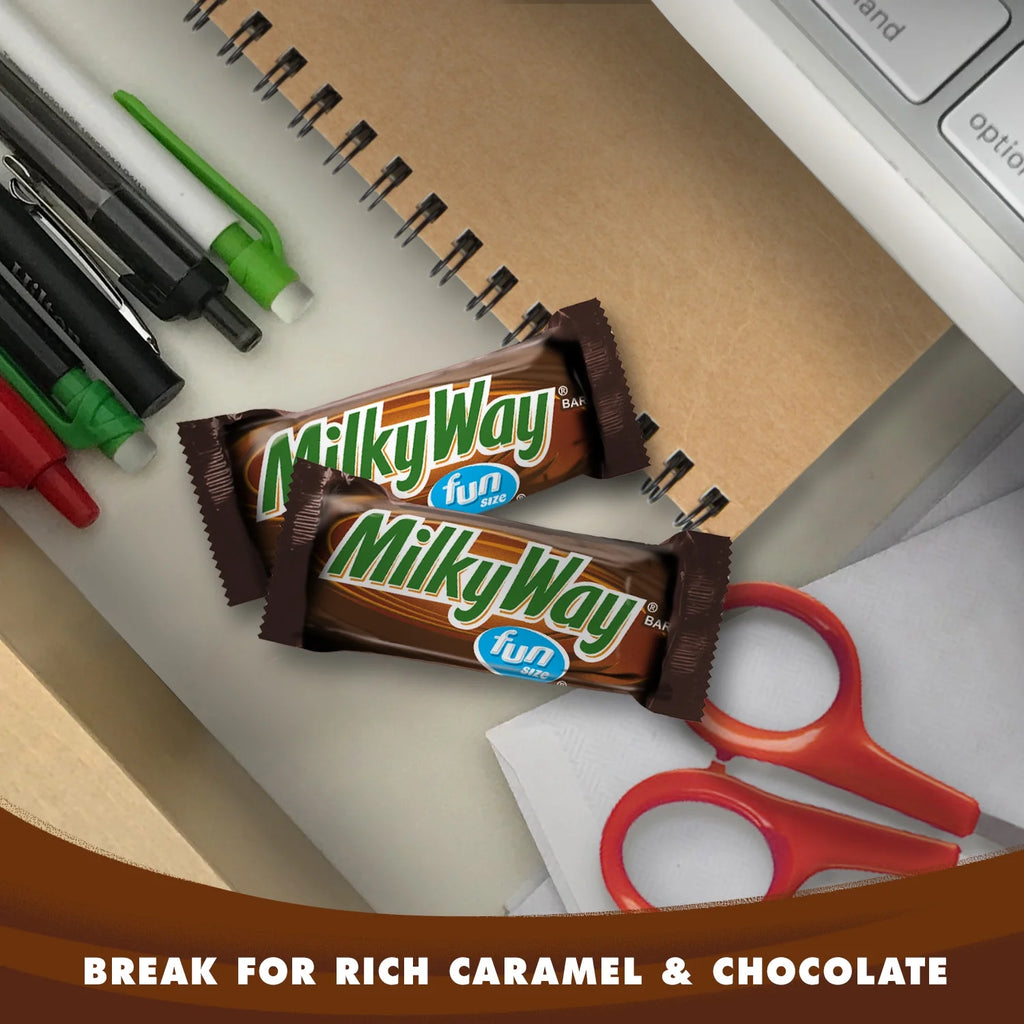 Milky Way Fun Size Milk Chocolate Candy Bars, 20.73 oz Bag S230637