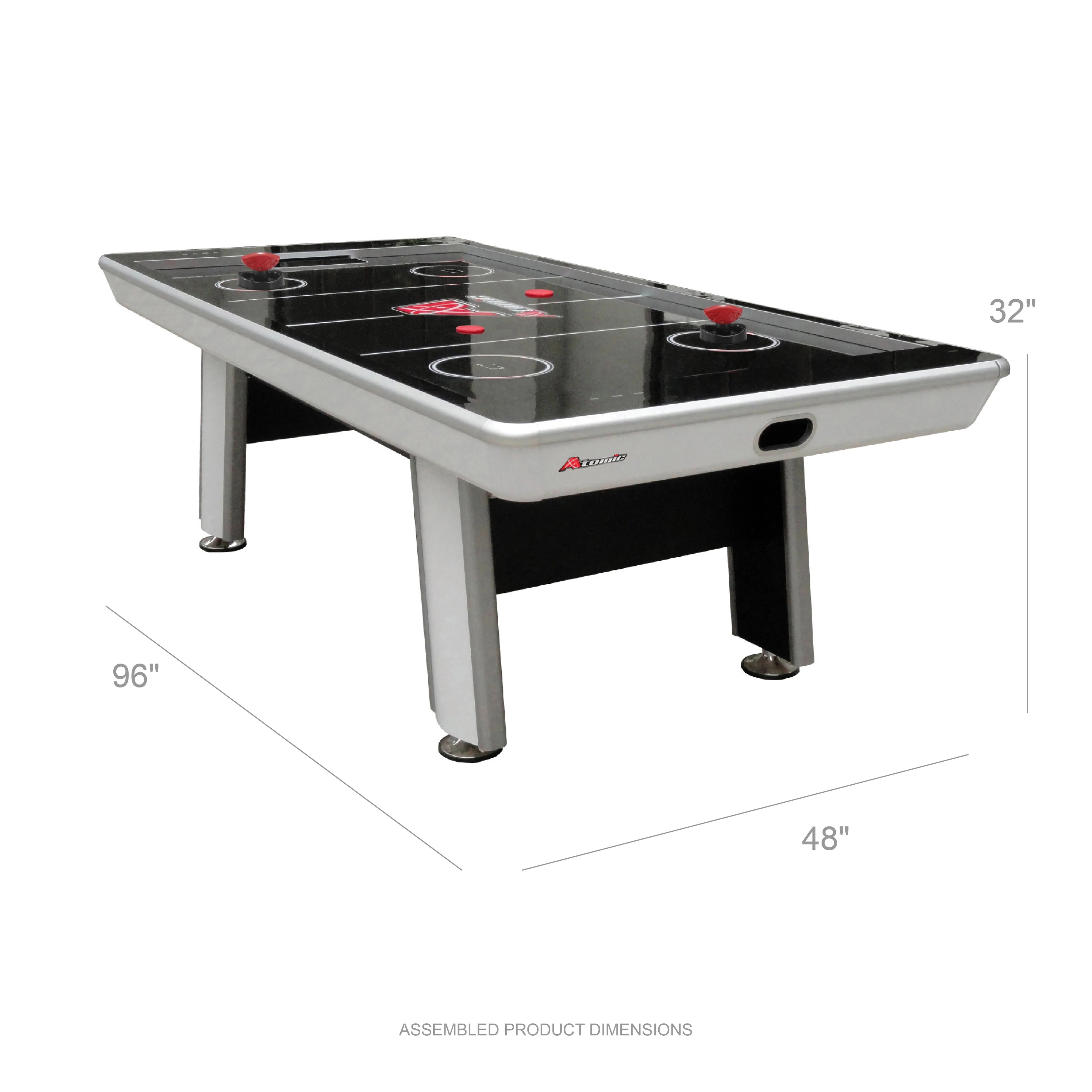 Atomic Avenger 8' Hockey Table with LED Scoring and 120V Blowers L3603
