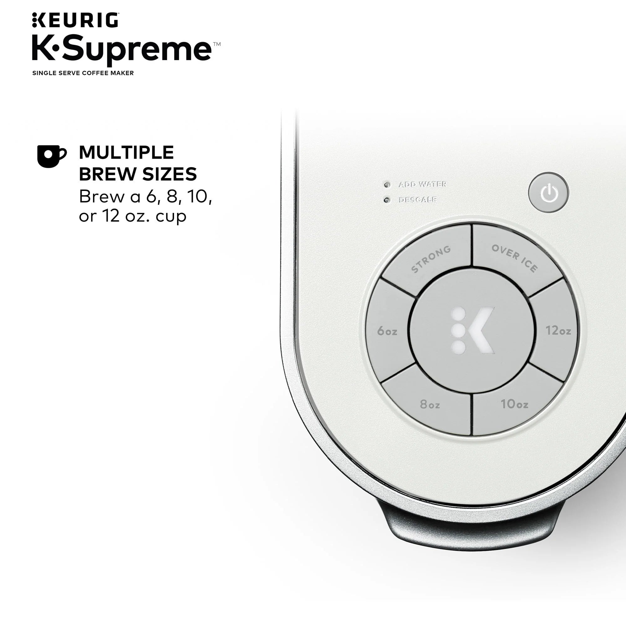 Keurig K-Supreme Single-Serve K-Cup Pod Coffee Maker, Black M388