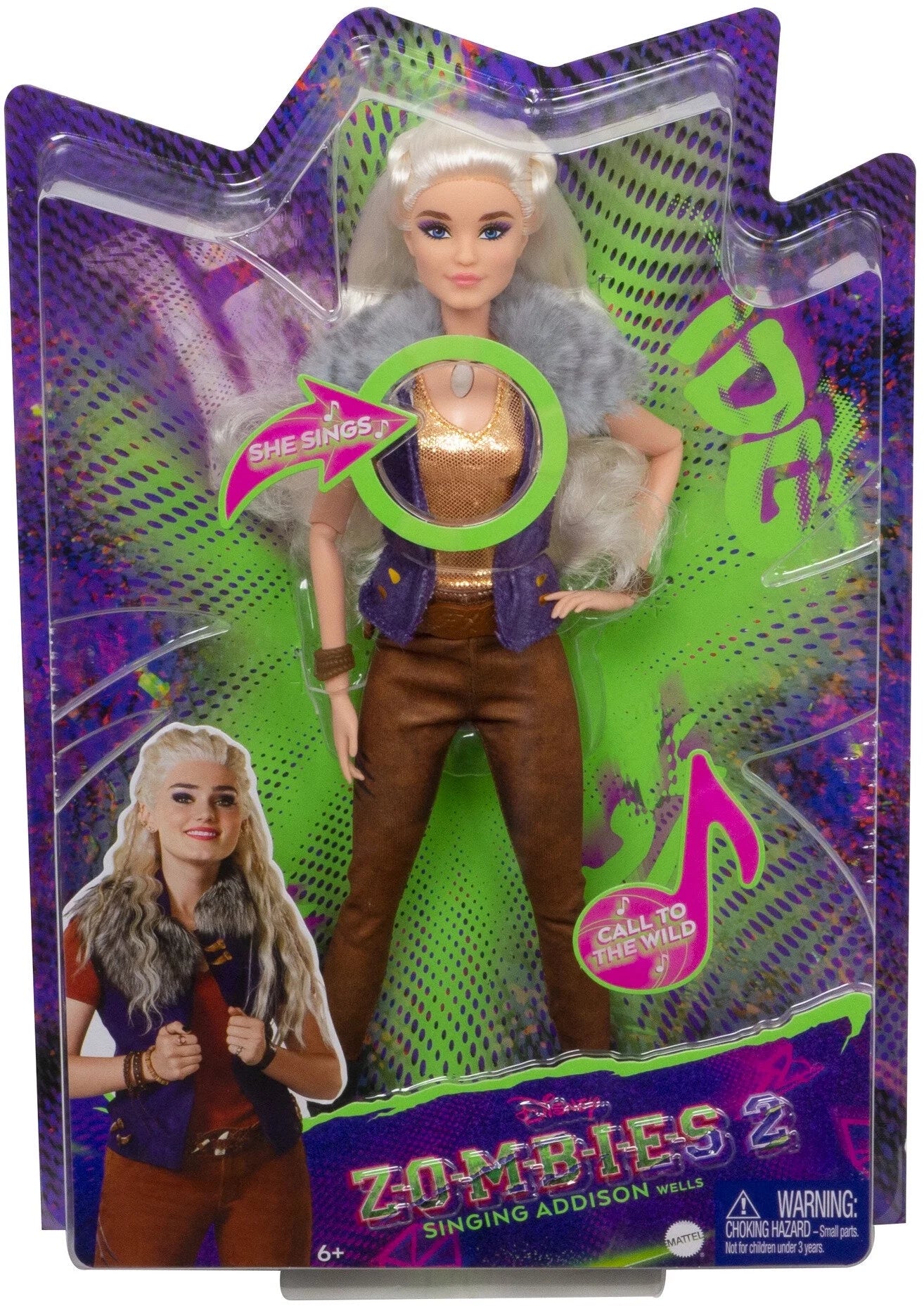 Disney’s Zombies 2 Addison Wells Werewolf Singing Doll 11.5-Inch I8719