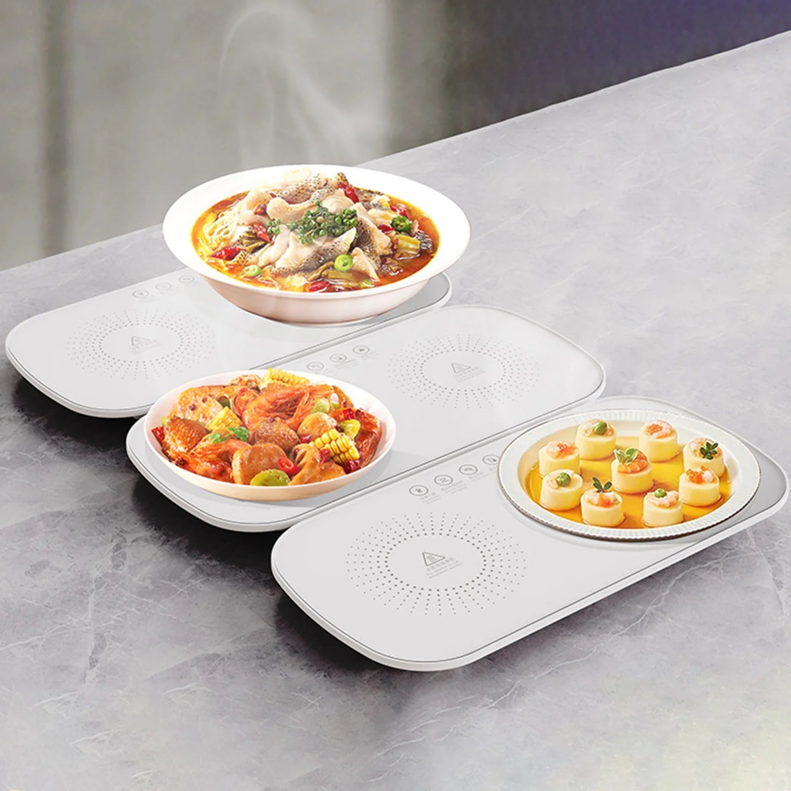 Tongina Electric Warming Tray Food Warmer for Kitchen Y63385